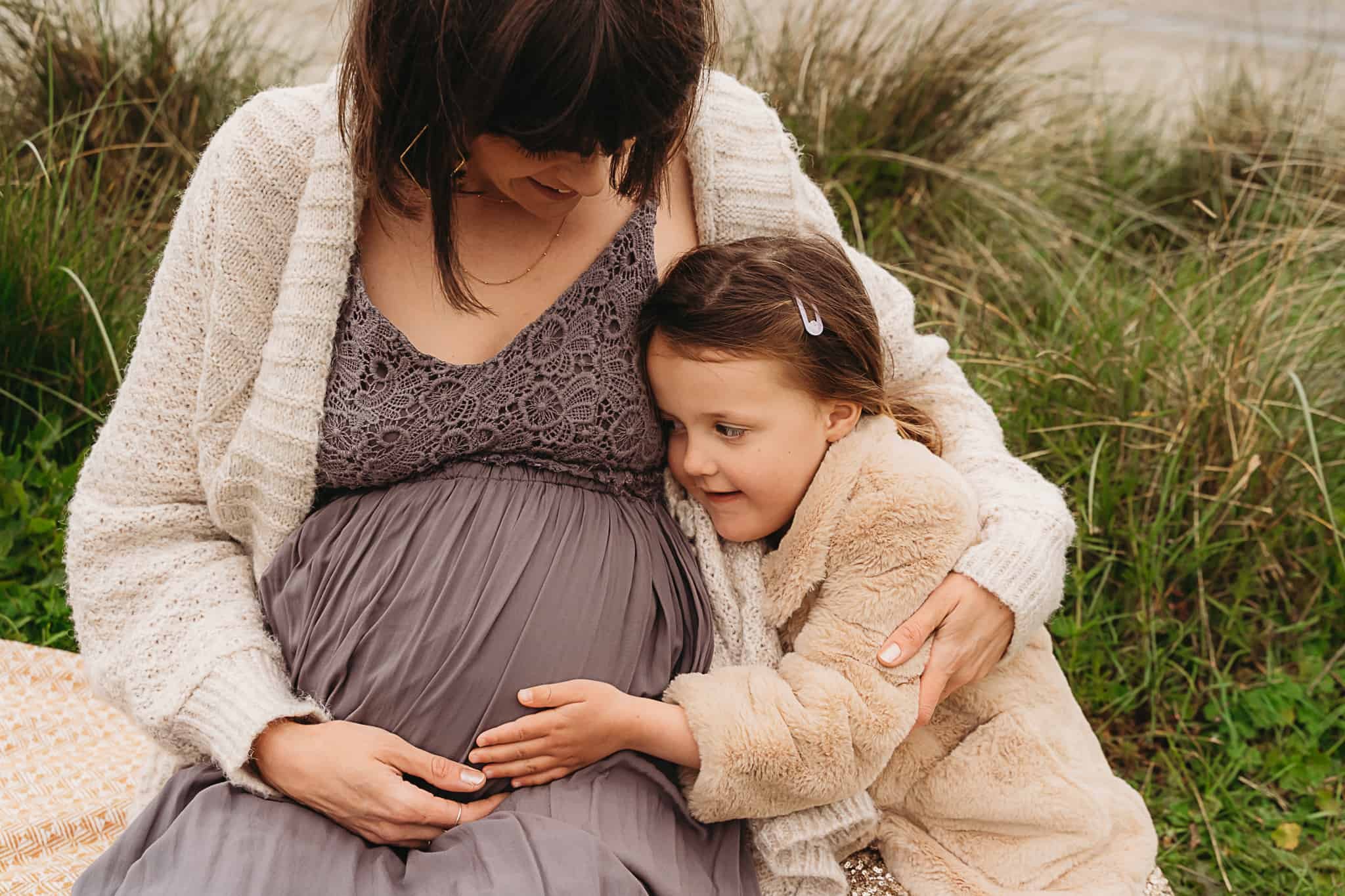 bump to baby photography package in Cornwall