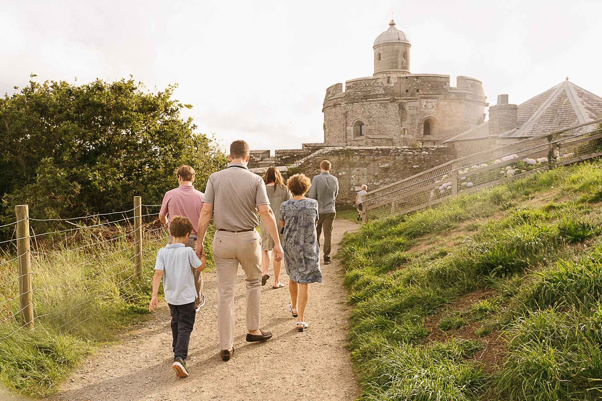Extended family holiday photoshoot St Mawes, Cornwall