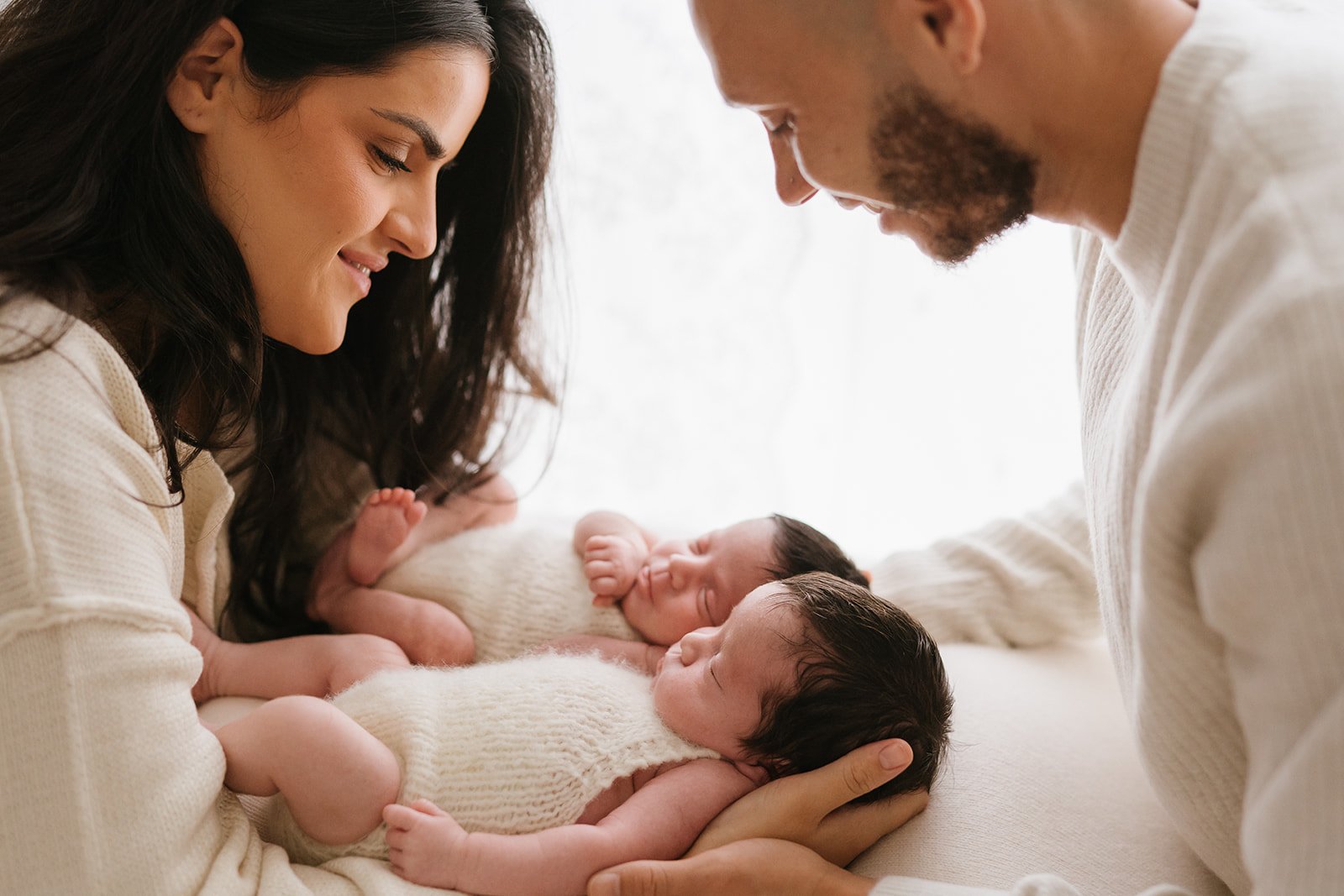 Newborn Twins Session - Trixie and Quinnie