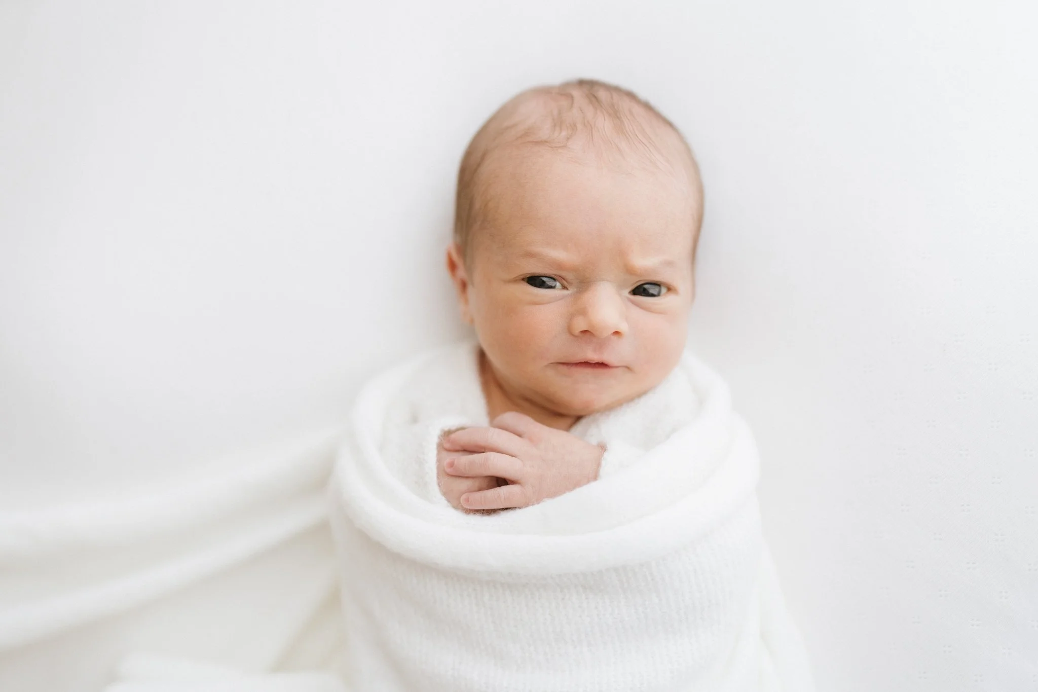 Teeny Tiny Baby Hattie in the studio | Cornwall newborn photographer