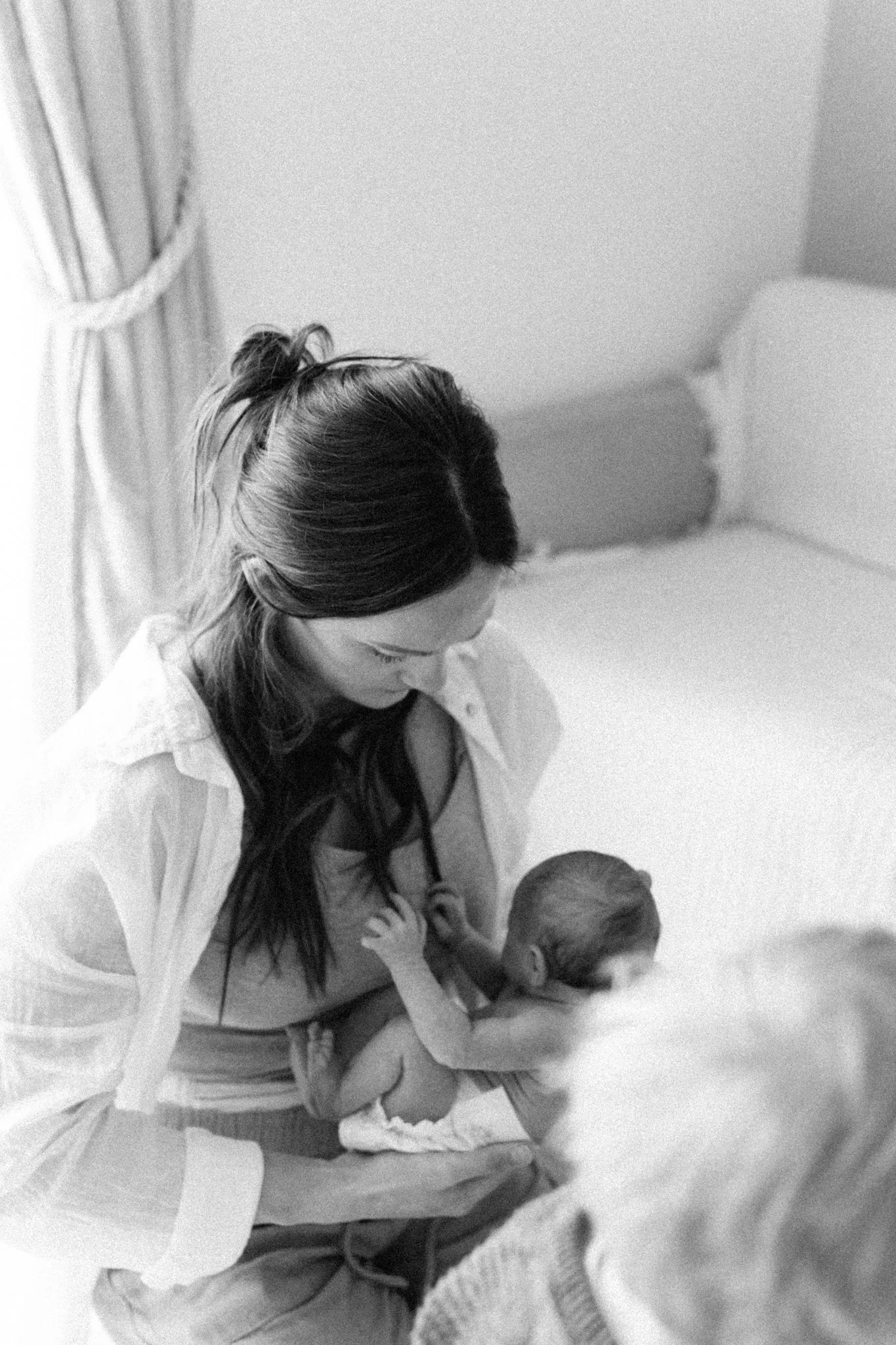 Behind the scenes of a baby and toddler photoshoot