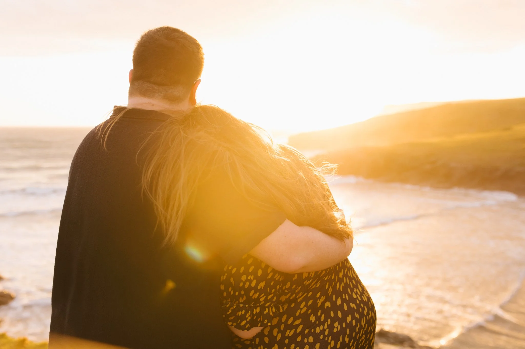 Engagement photos in Cornwall