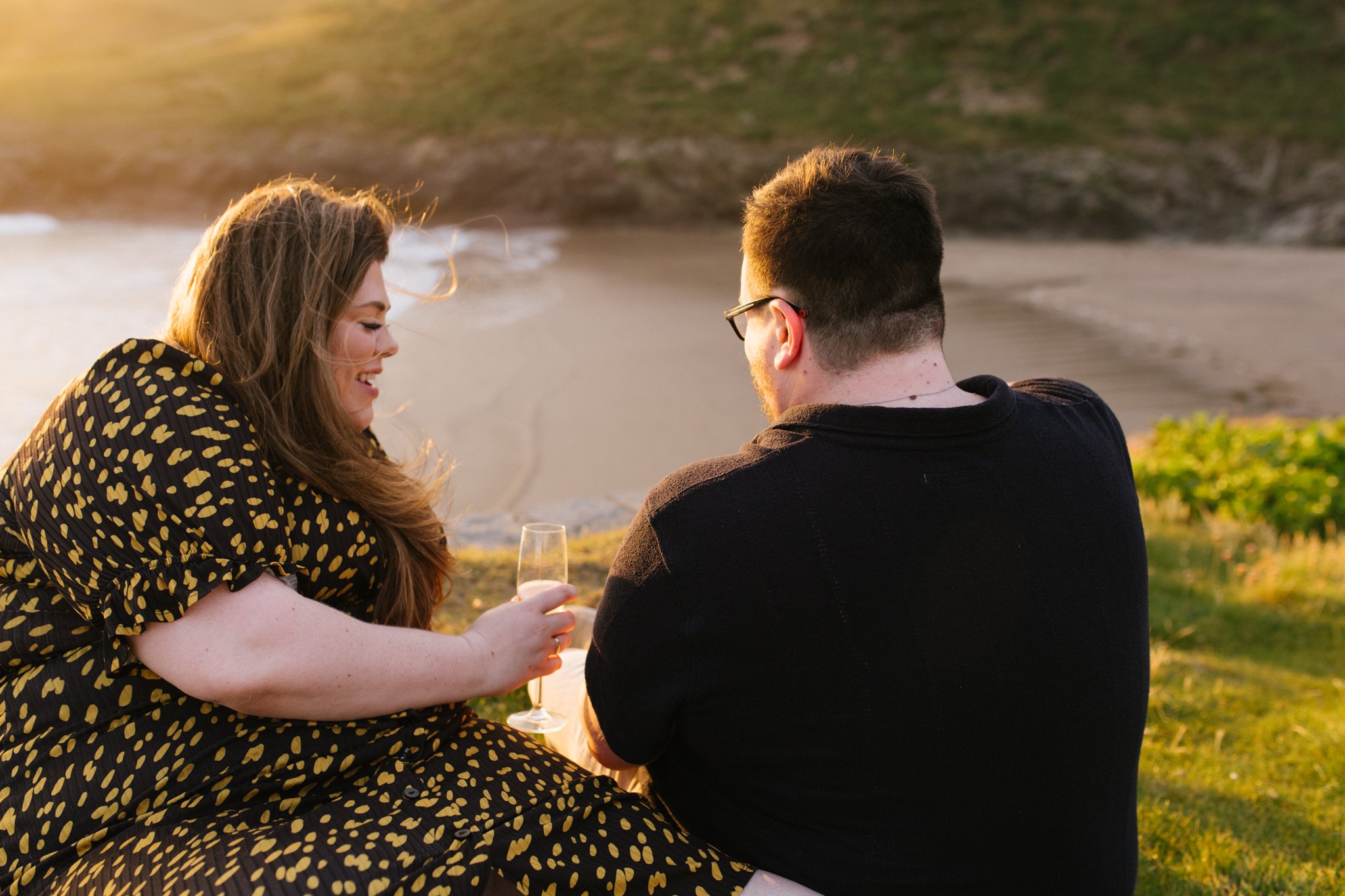 Proposal photoshoot in Cornwall