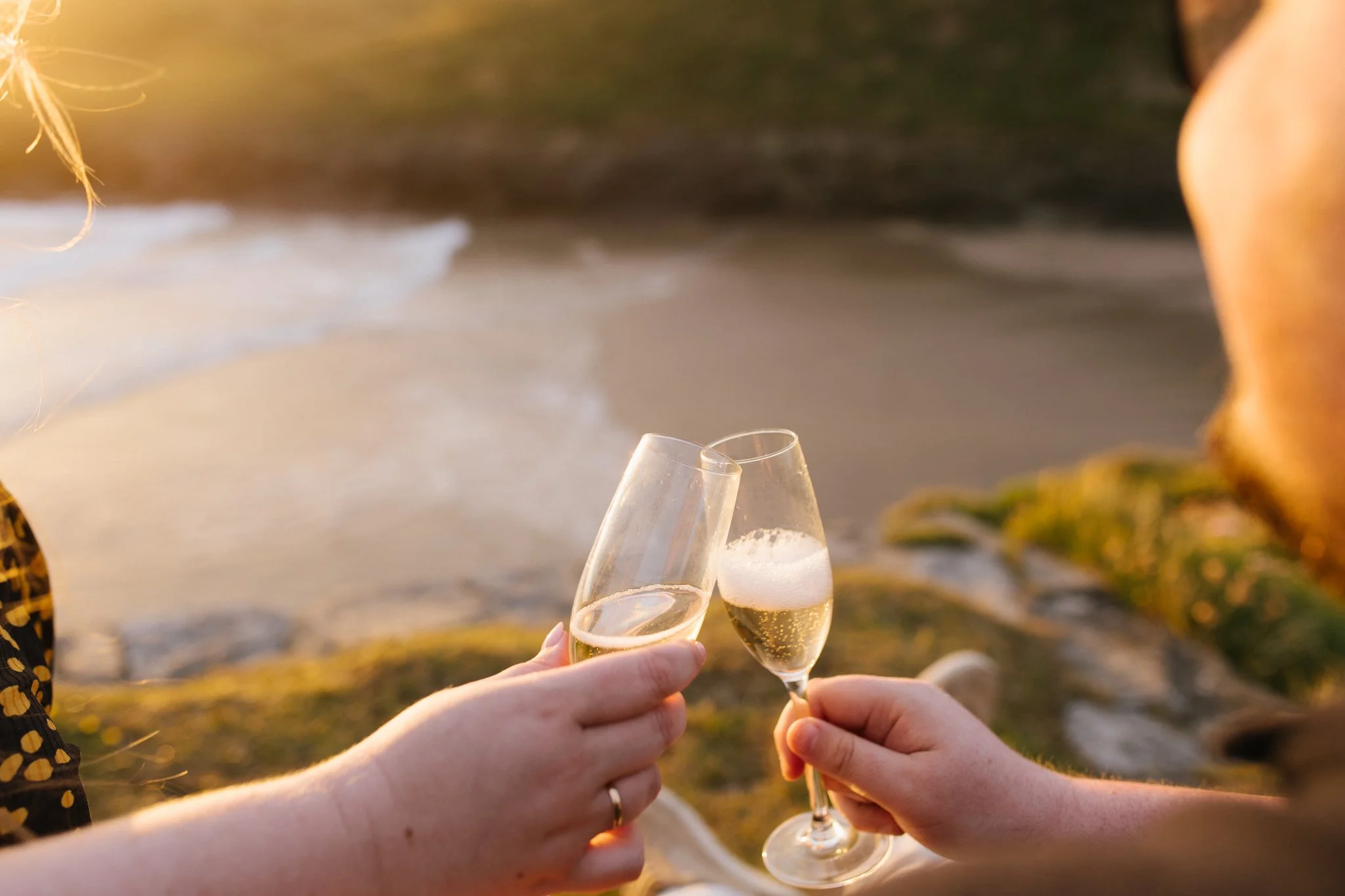 Surprise proposal photoshoot in Cornwall