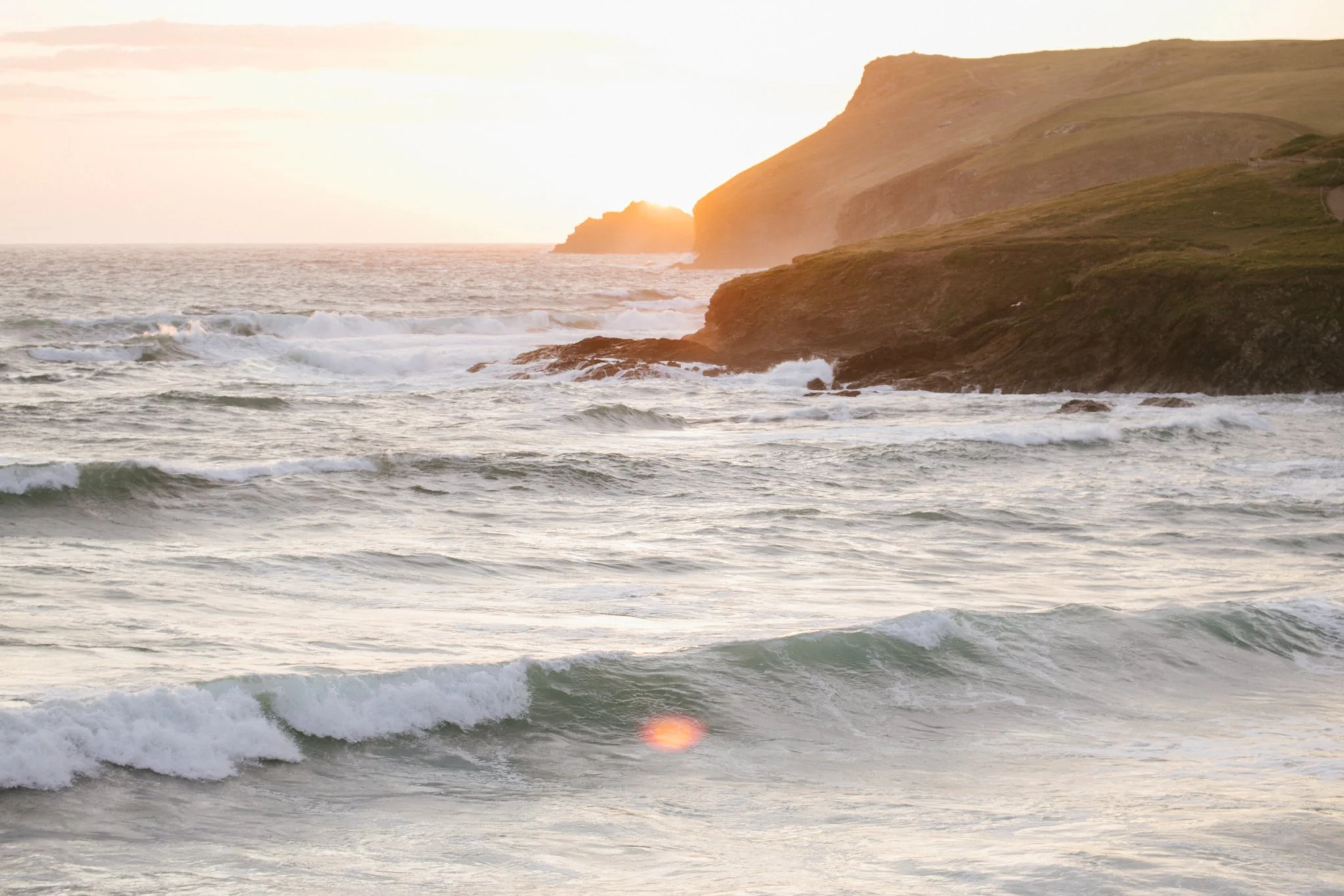 Sunset New Polzeath, Cornwall