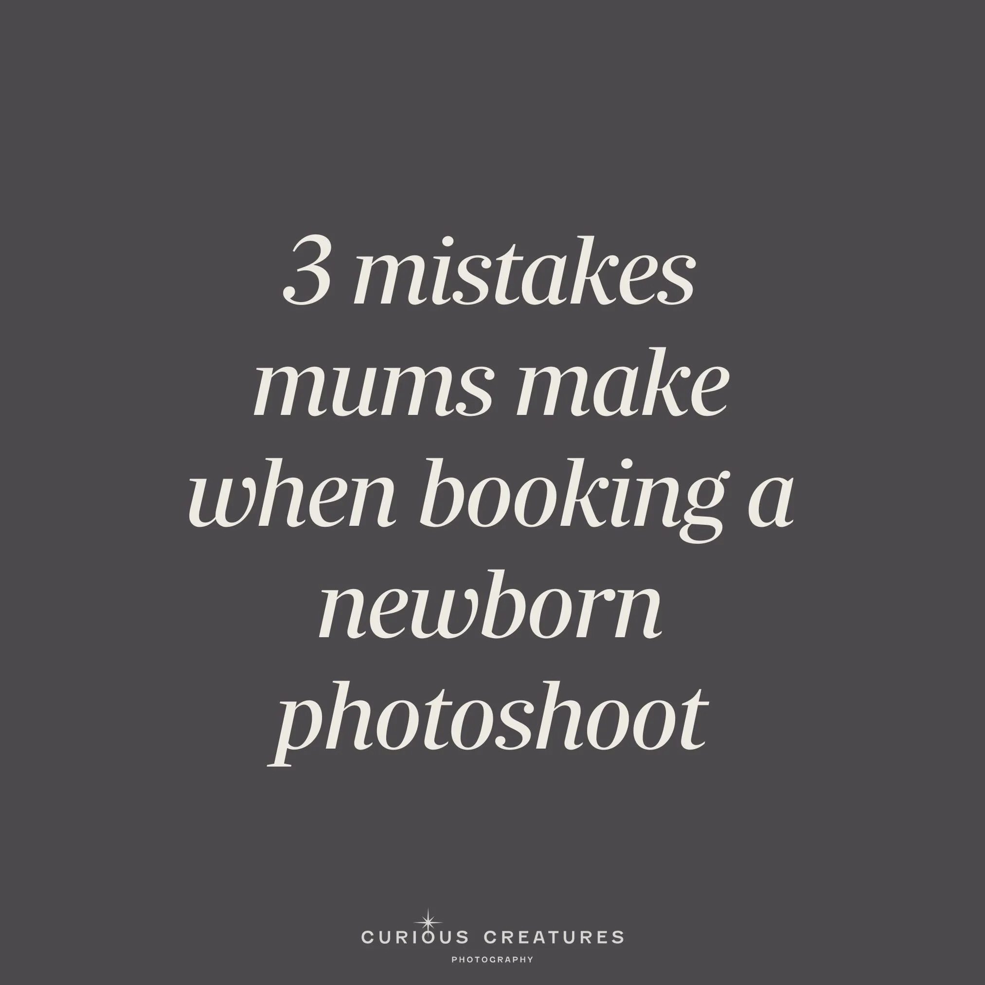 Booking your newborn session isn&rsquo;t just another task on the pregnancy to-do list.  It&rsquo;s choosing how you&rsquo;ll remember this chapter.

Here are three things I encourage every mum to consider:

1. Waiting until baby arrives to book.
New