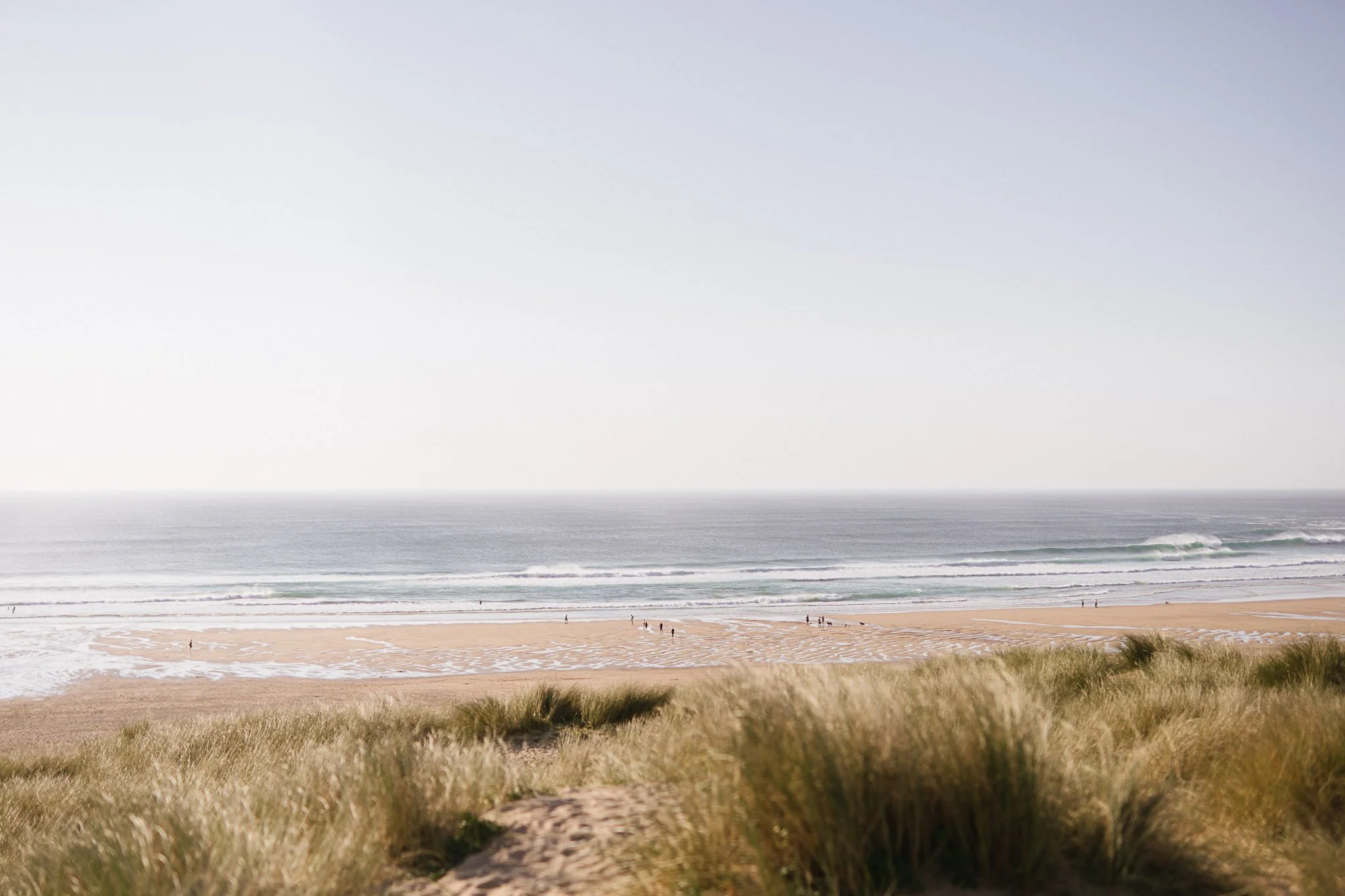 beach on north cornwall which is great for family photoshoots
