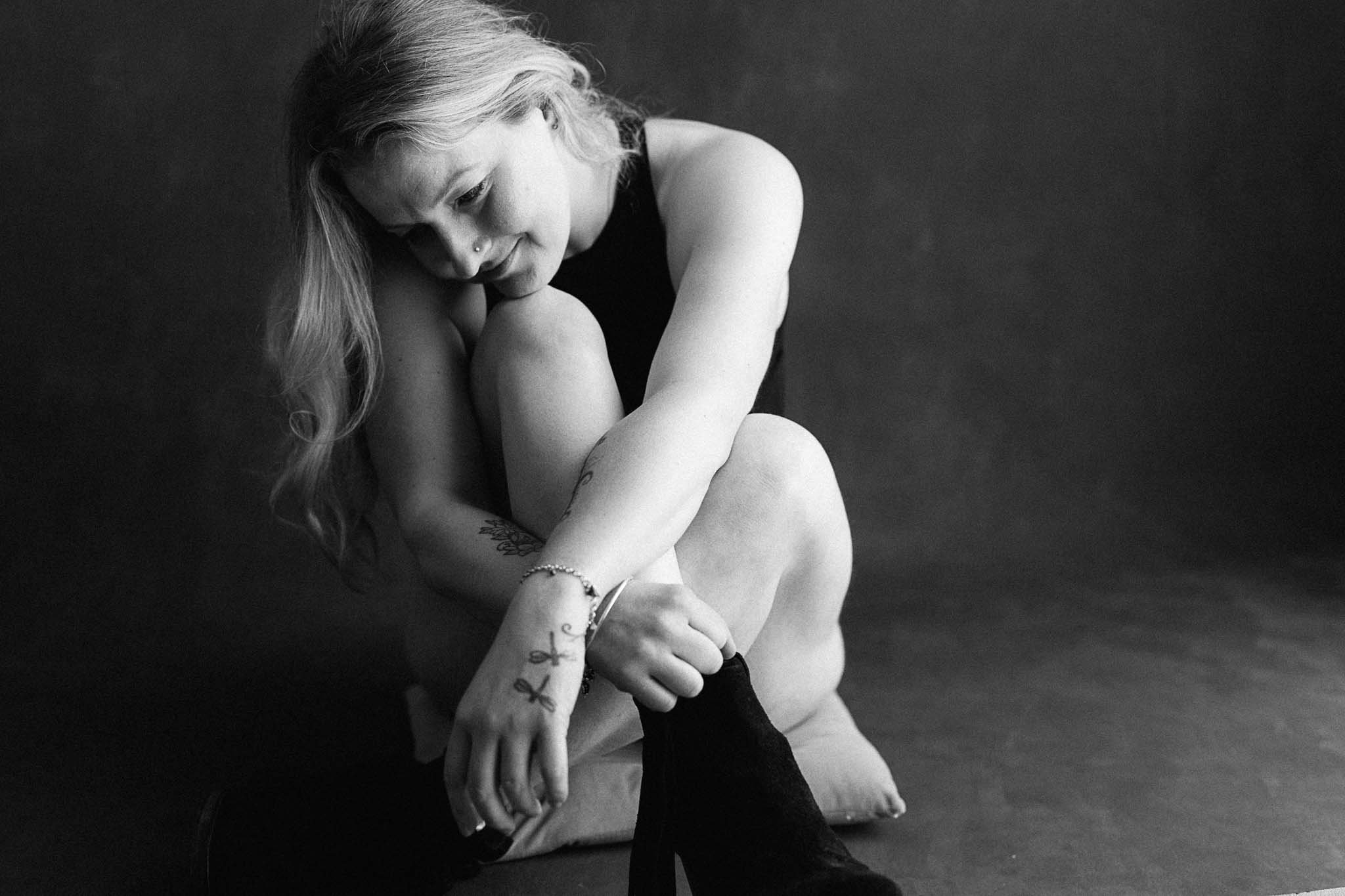 Empowering and contemporary women's portrait photography in Grampound near Truro Cornwall