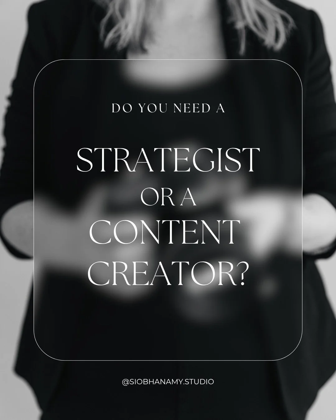 Strategist or content creator? They&rsquo;re not the same job, and knowing which one you need saves you time and money.

A strategist works out the why: who you&rsquo;re talking to, what your content should achieve, and how it connects to your goals.
