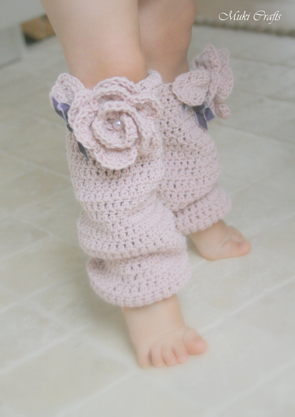 Leg warmers crochet pattern Sandy — Muki Crafts