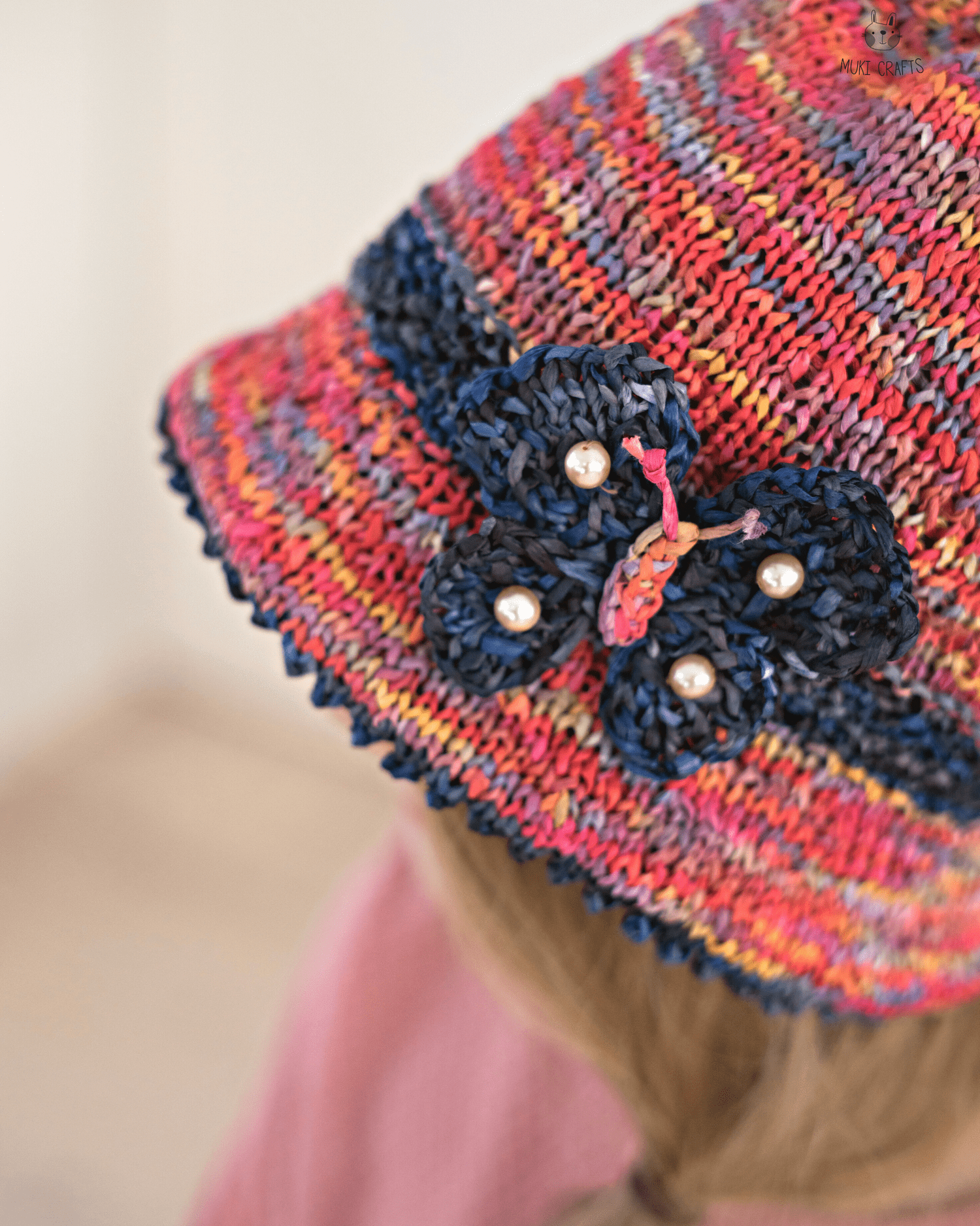 Sun hat knitting pattern Mary — Muki Crafts