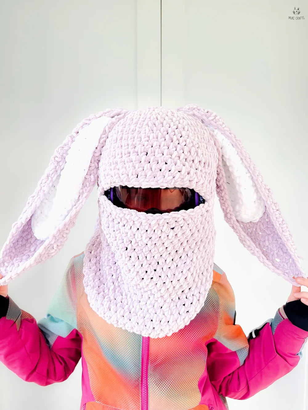 Solyinne Bunny Beanie, Cappelli da Donna Crochet Invernali, Caldi