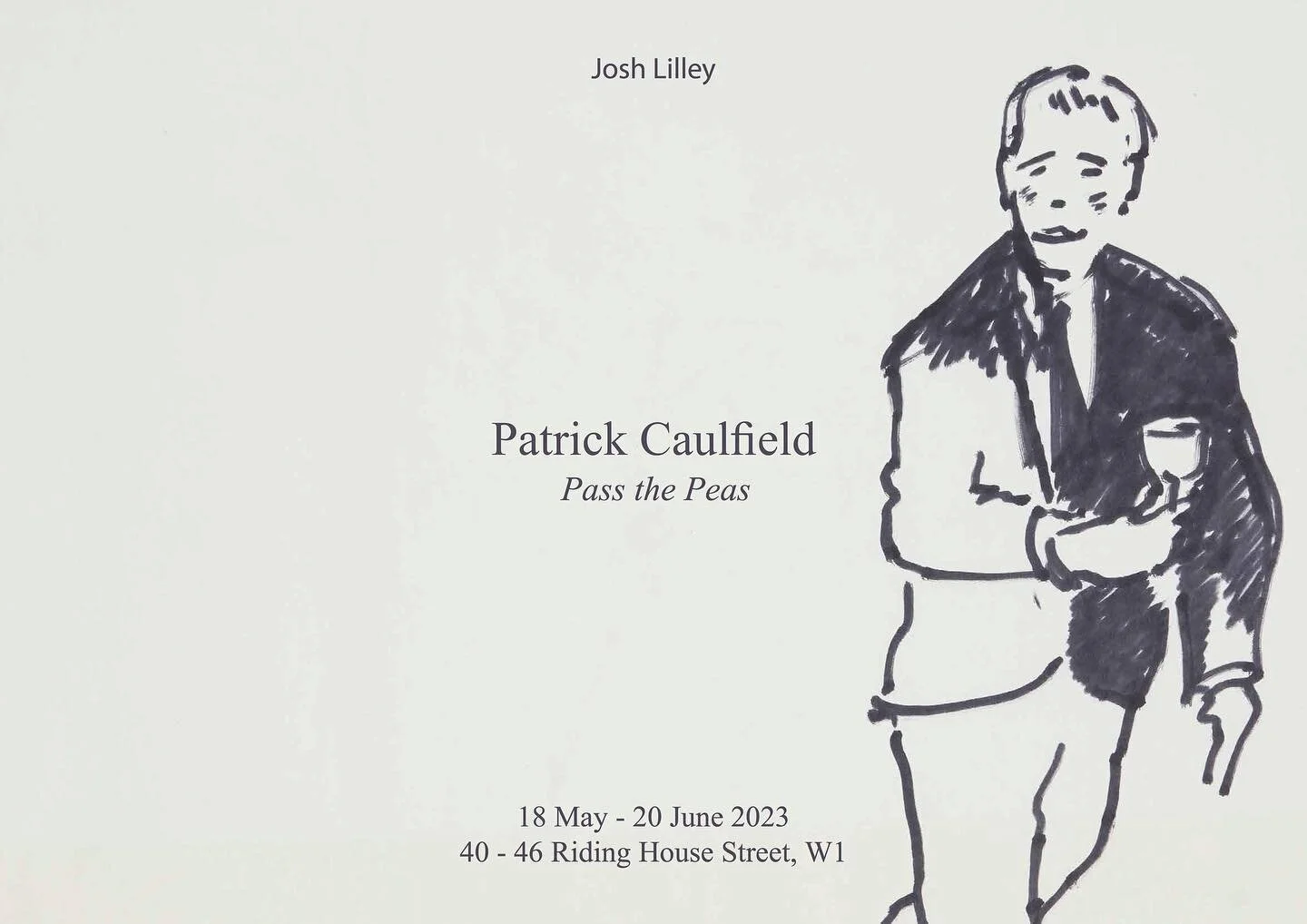 Brilliantly curated show of Patrick Caulfield&rsquo;s previously unseen work at the Josh Lilley Gallery from Thursday @joshlilleylondon