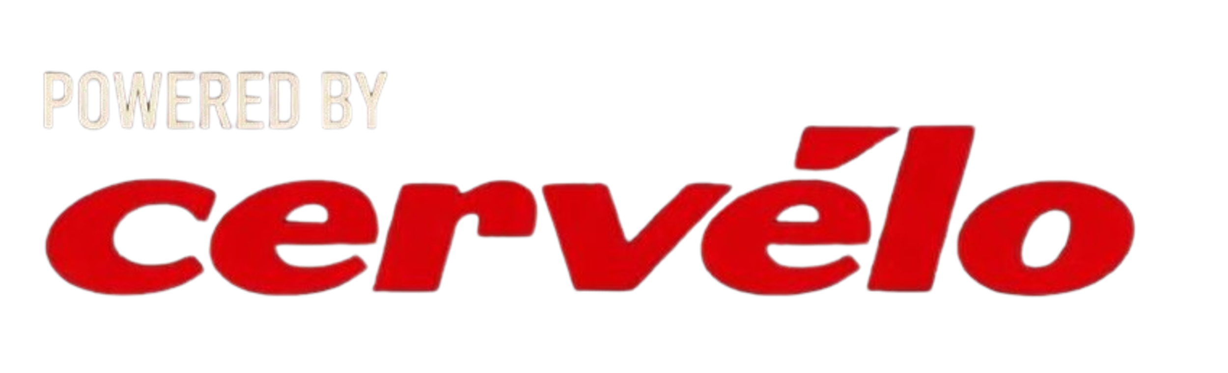 Logo with the words 'Powered by CineVelo' in red and white text.