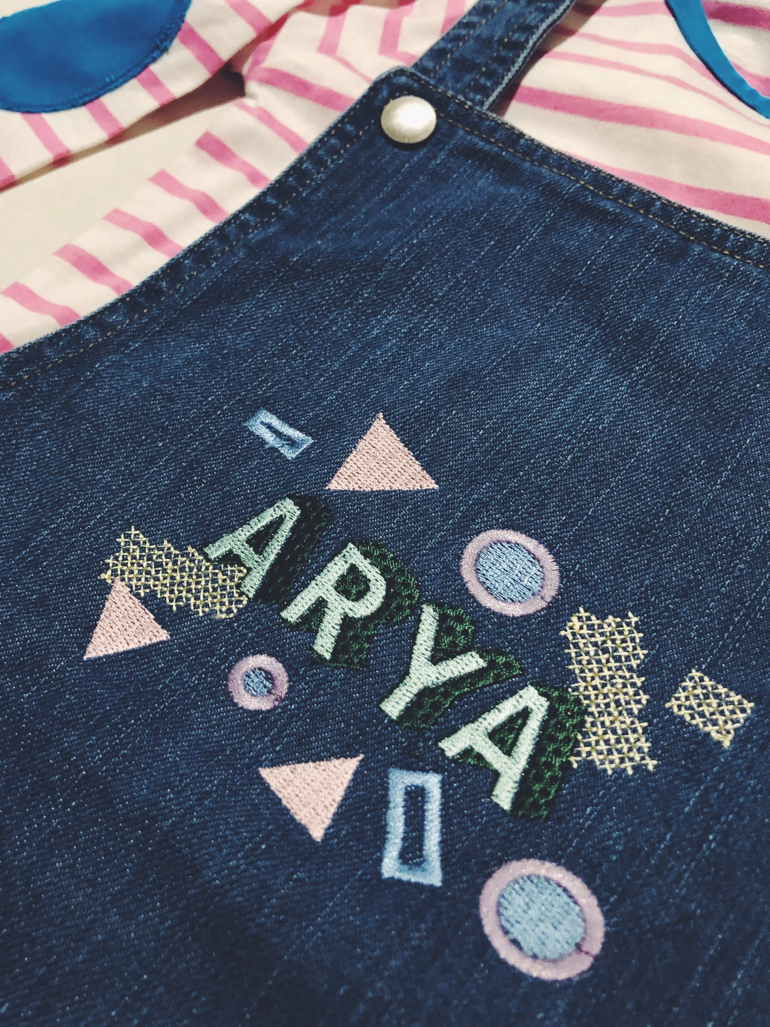 personalised dungarees baby