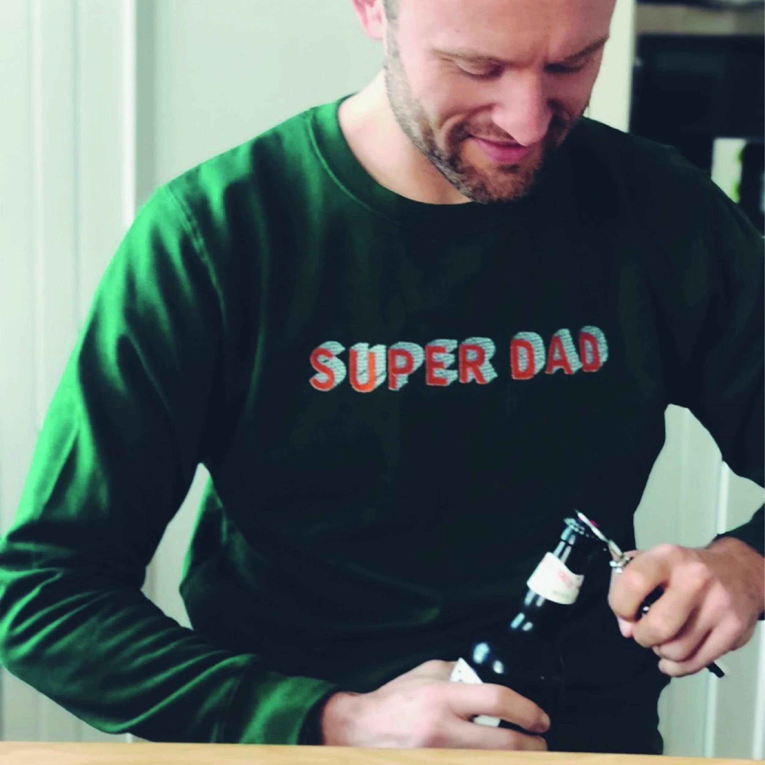 Dad Embroidered Personalised Jumper 
