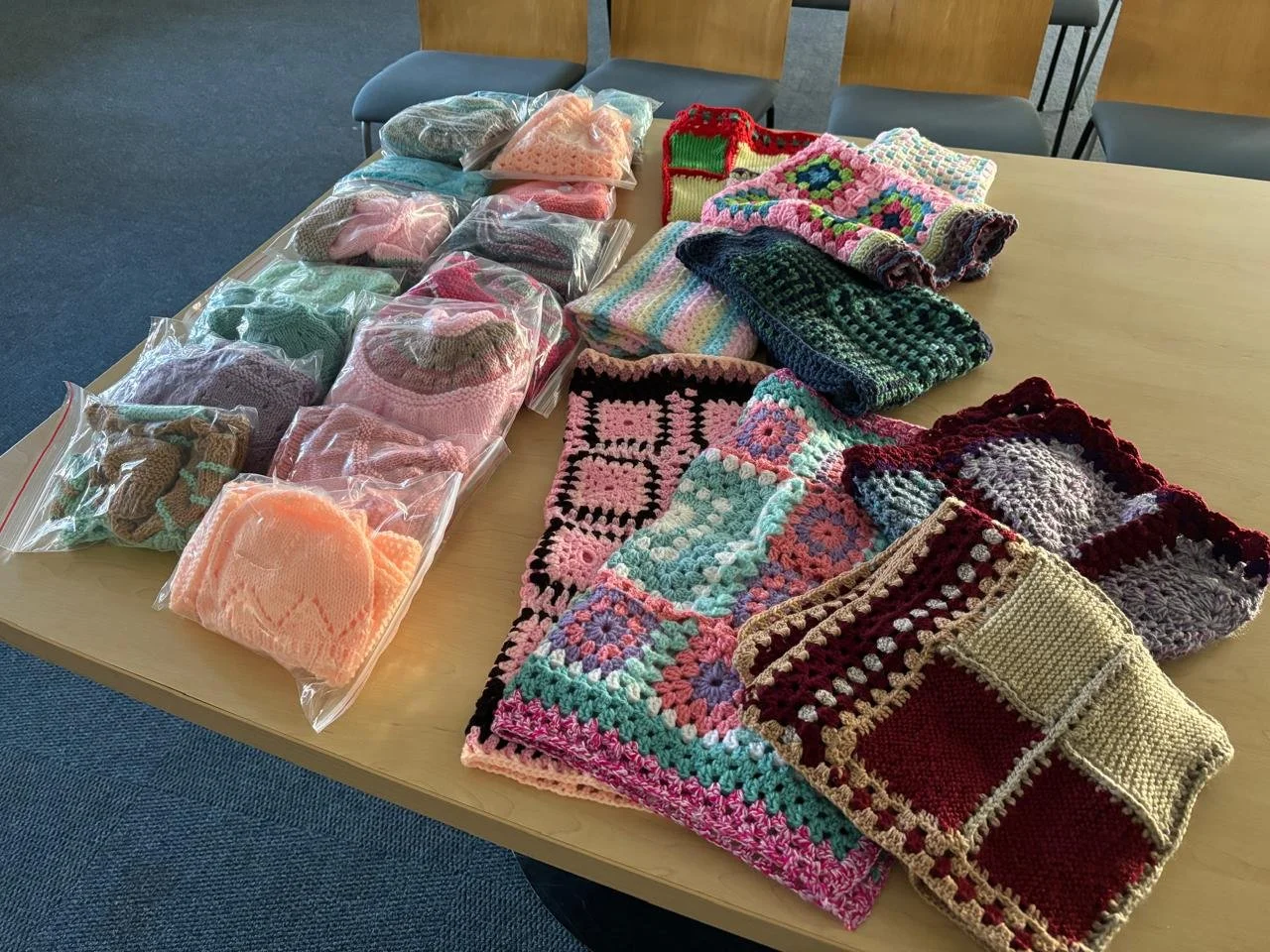 Doll Clothes and blankets.JPG