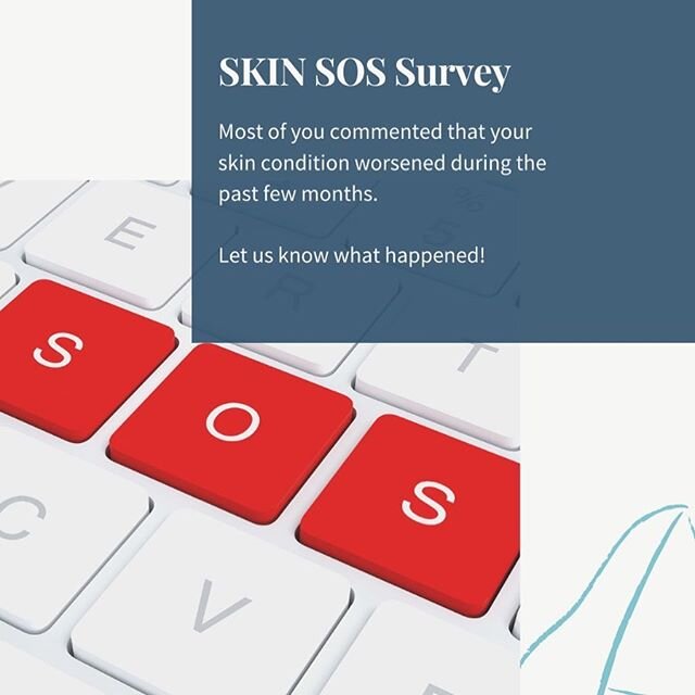 Help us help you!
We&rsquo;re gathering more info on your skin woes during the past few months. Share your experience with us! 
Click &lsquo;skin survey&rsquo; in our IG Story highlights to share your thoughts!