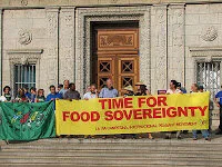 Sat 8th June 2013: Hunger Action!: Away from corporate control, towards Food Sovereignty
