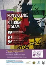Two Faith-based Nonviolence Events- London, Jan 21st & 22nd 2013