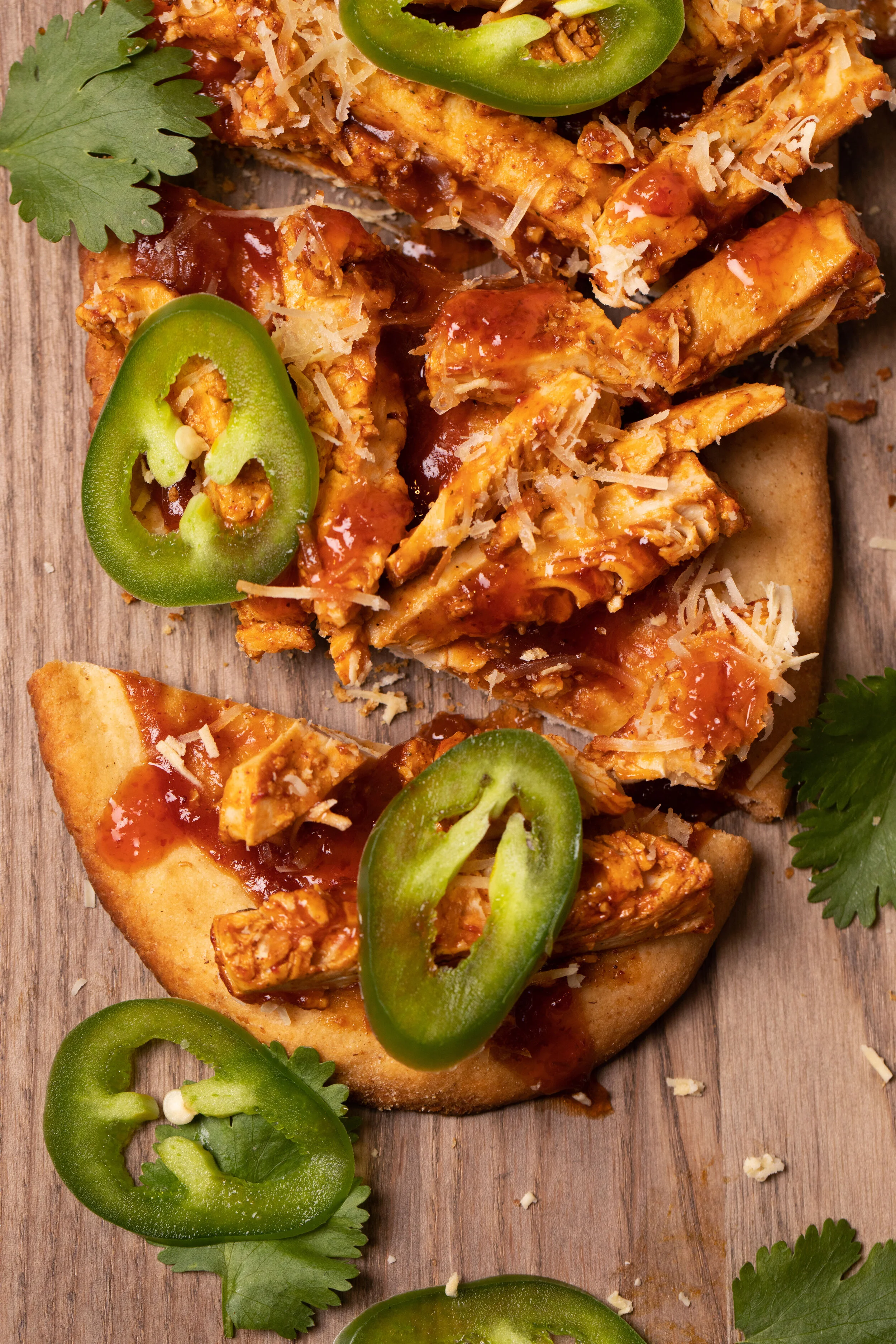 Personal Vegan BBQ Chick'n Pizza