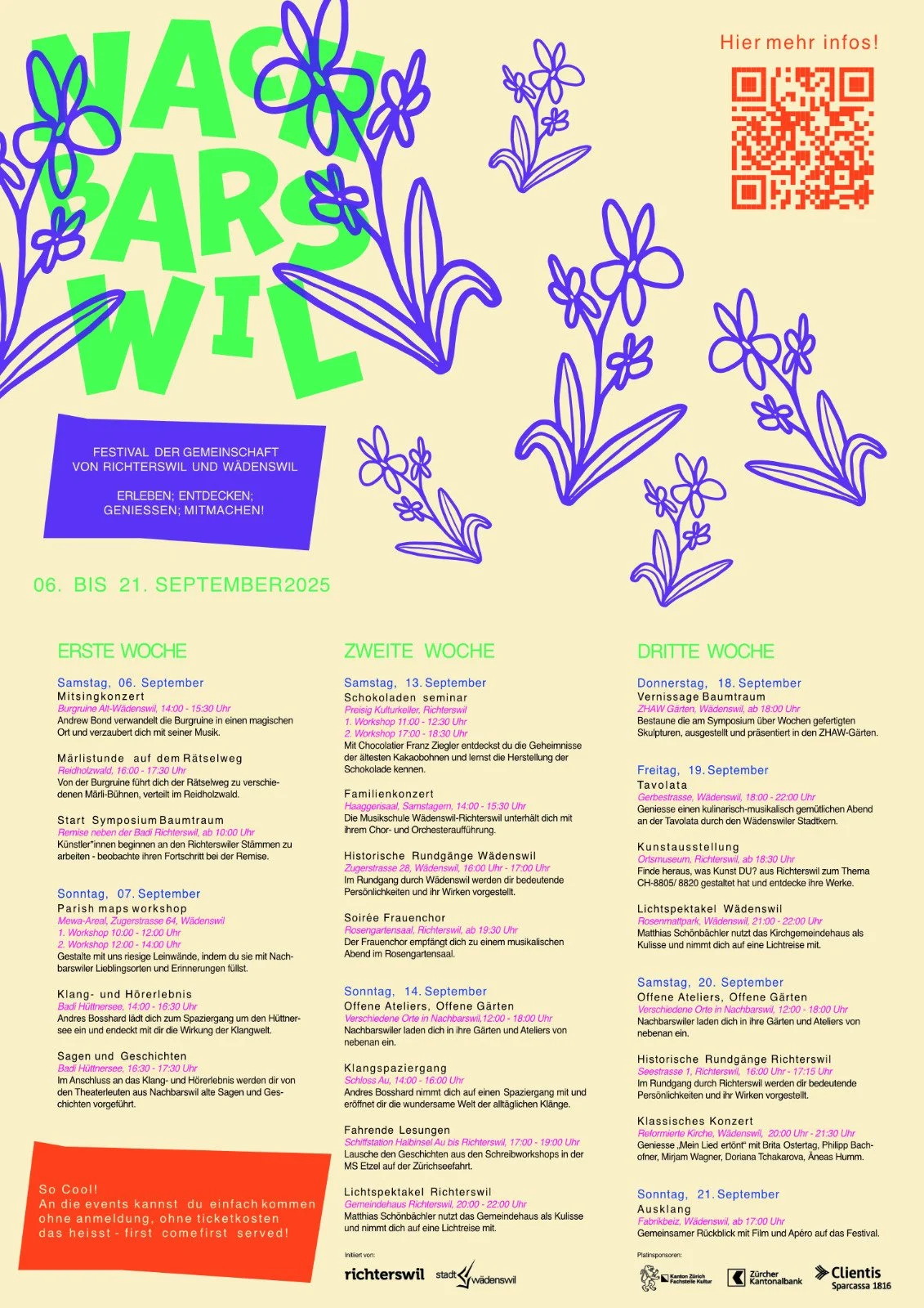 Line Up Nachbarswil 2025