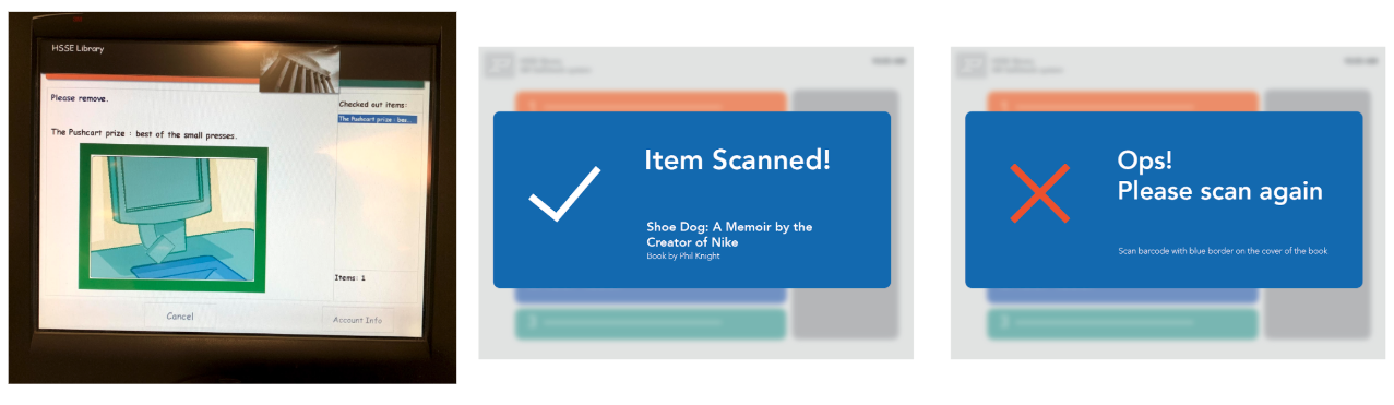 The more we dig into the system, the more things to fix showed up. One of the most problem is that unclear user feedback was given right after each book is registered. The redesign provided an obvious visual feedback when ID card scan failed during …