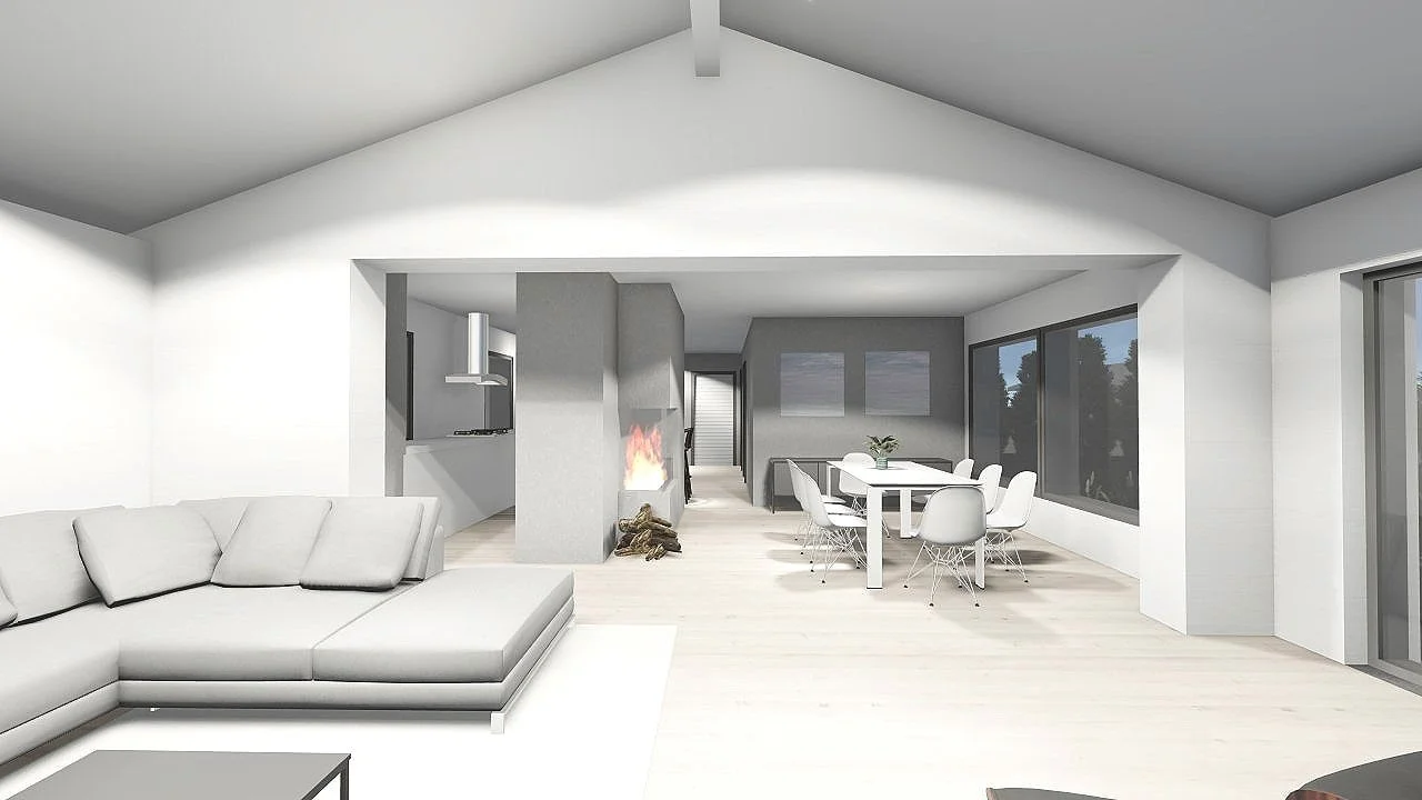 Renovering av stue og kjøkken. Runarveien - 2022