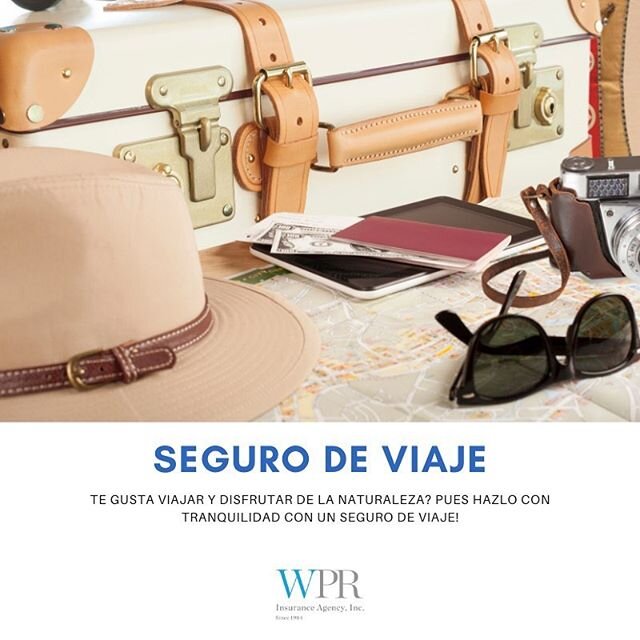 Ahora mas que nunca se necesita seguro de viaje. Cont&aacute;ctanos!
💌 DM
📩 sales@wprinsurance.com
☎️ (305) 663-4866
. .
.
.
.
.
#miamiinsuranceagent #miamiinsurance #floridainsurance #insuranceagent #wprinsurance #insurance #agent #broker #traveli