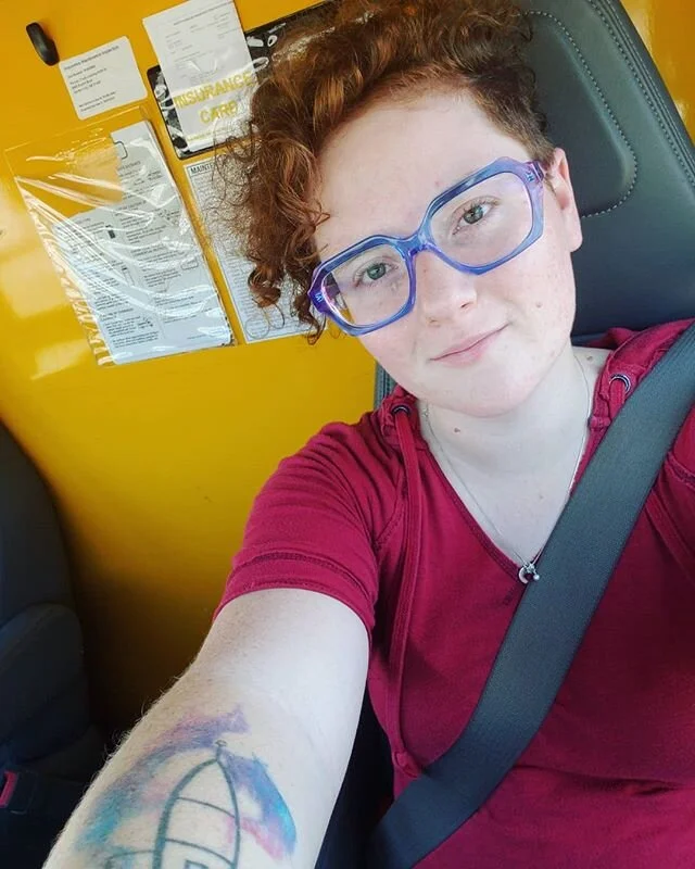 Time for a good old fashioned selfie. Driving the truck for @lightyearsshortfilm art department today.