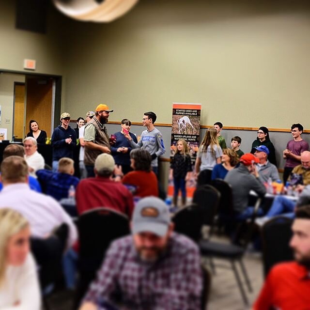 The kid with the winning &ldquo;Red&rdquo; ticket...VP @prairie__rambler handing this young man a LIFETIME Kansas Hunting License. In all we gave away 10 to attending youth!
&bull;
Banquet photos by @wing_shooter are in. Look for pics on the event.
&