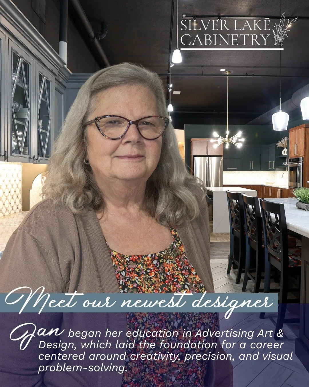 We have a new designer at Silver Lake Cabinetry!