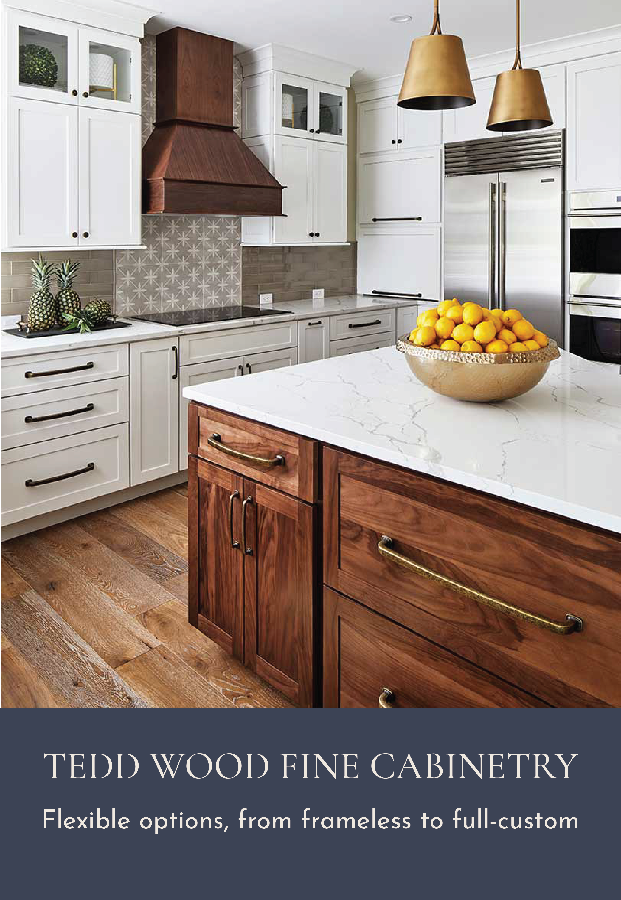 Tedd Wood Fine Cabinetry combines the timeless craftsmanship of Pennsylvania Dutch Country with modern design versatility, making it a standout choice for homeowners and professionals alike. Offering framed, inset, and frameless cabinetry, Tedd Wood