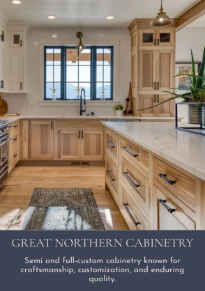 Whether you prefer classic framed cabinetry or modern frameless systems, Great Northern Cabinetry offers choices that elevate functionality without sacrificing design. As always, our Silver Lake Cabinetry designers can walk you through these collecti