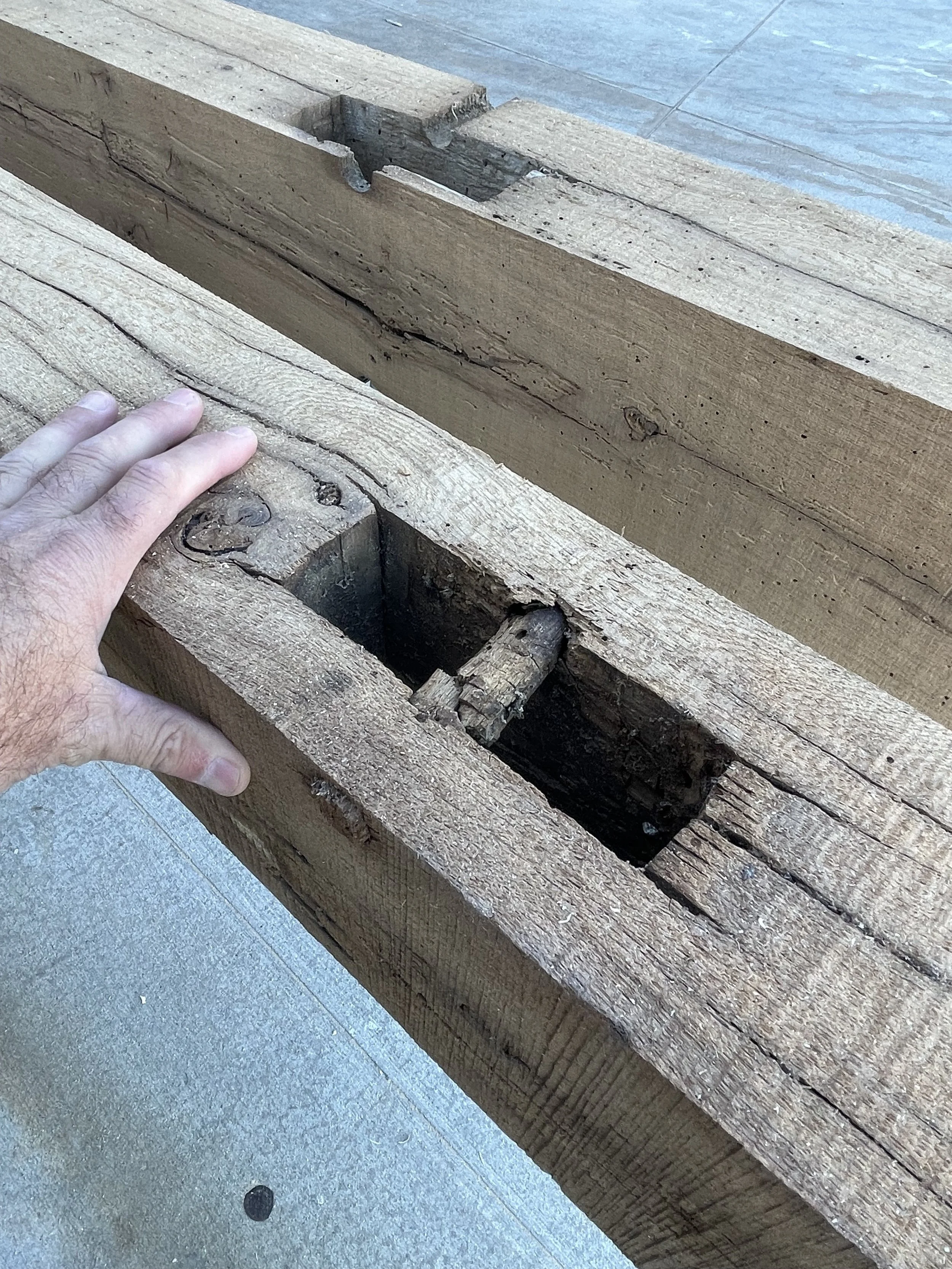 Repurposed Timber Frame