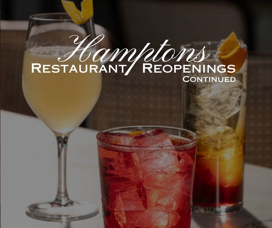 Hamptons New Restaurants