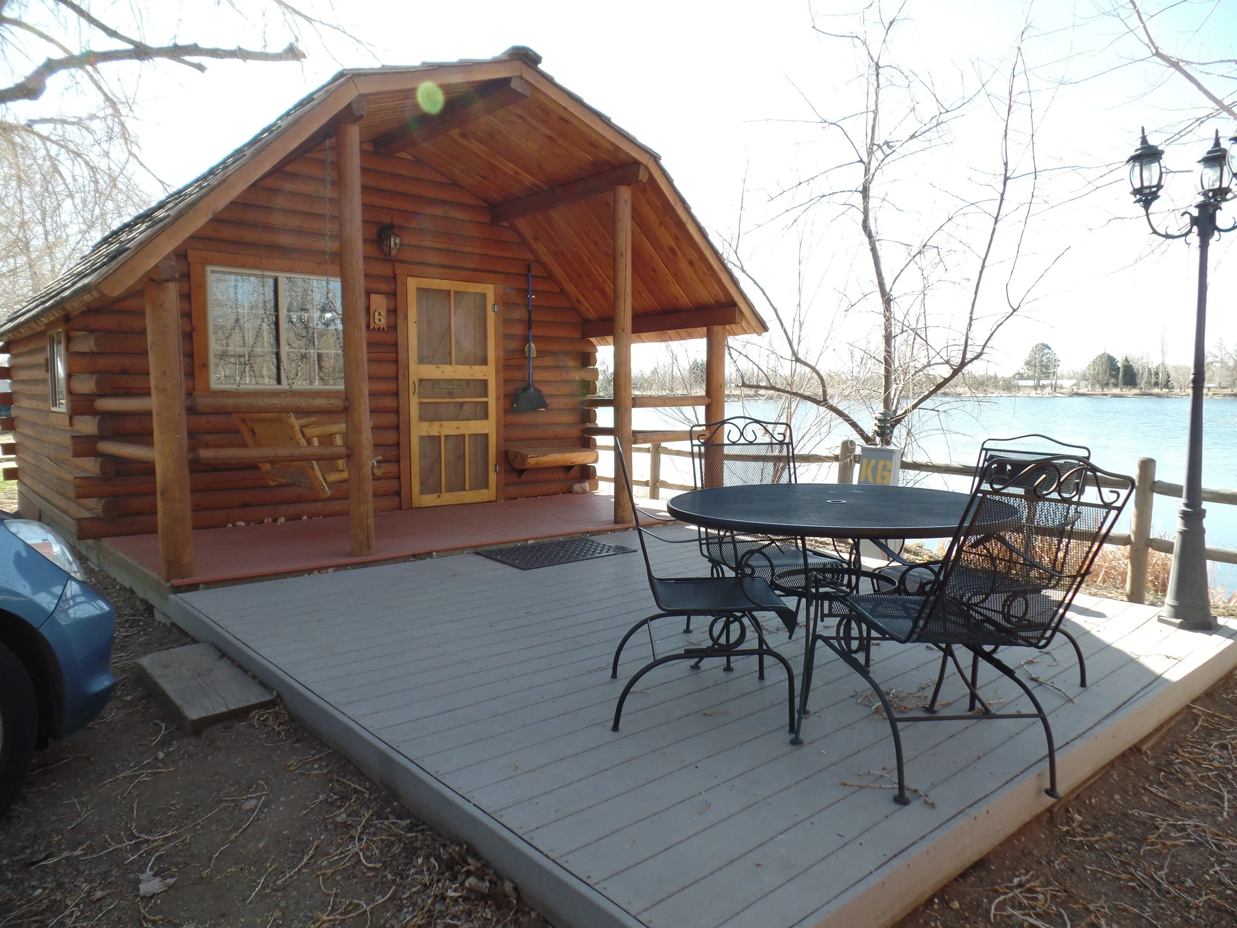 Campground Review Cabin Camping at Ft. Collins/Lakeside KOA Camping