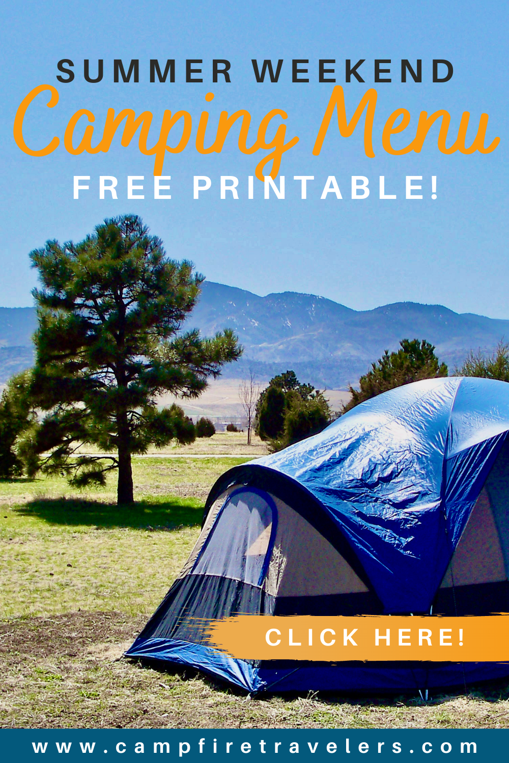 Verslijten niemand Milieuactivist Quick and Easy Weekend Camping Meal Plan — Campfire Travelers - Camping and  traveling resources for families