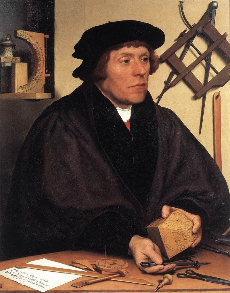 3.7 Hans Holbein - Portrait of Nikolaus Kratzer