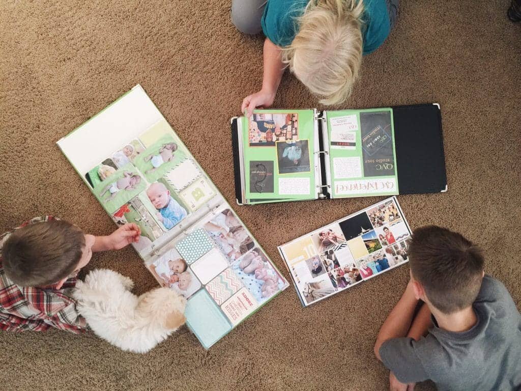scrapbooking with kids — Becky Higgins