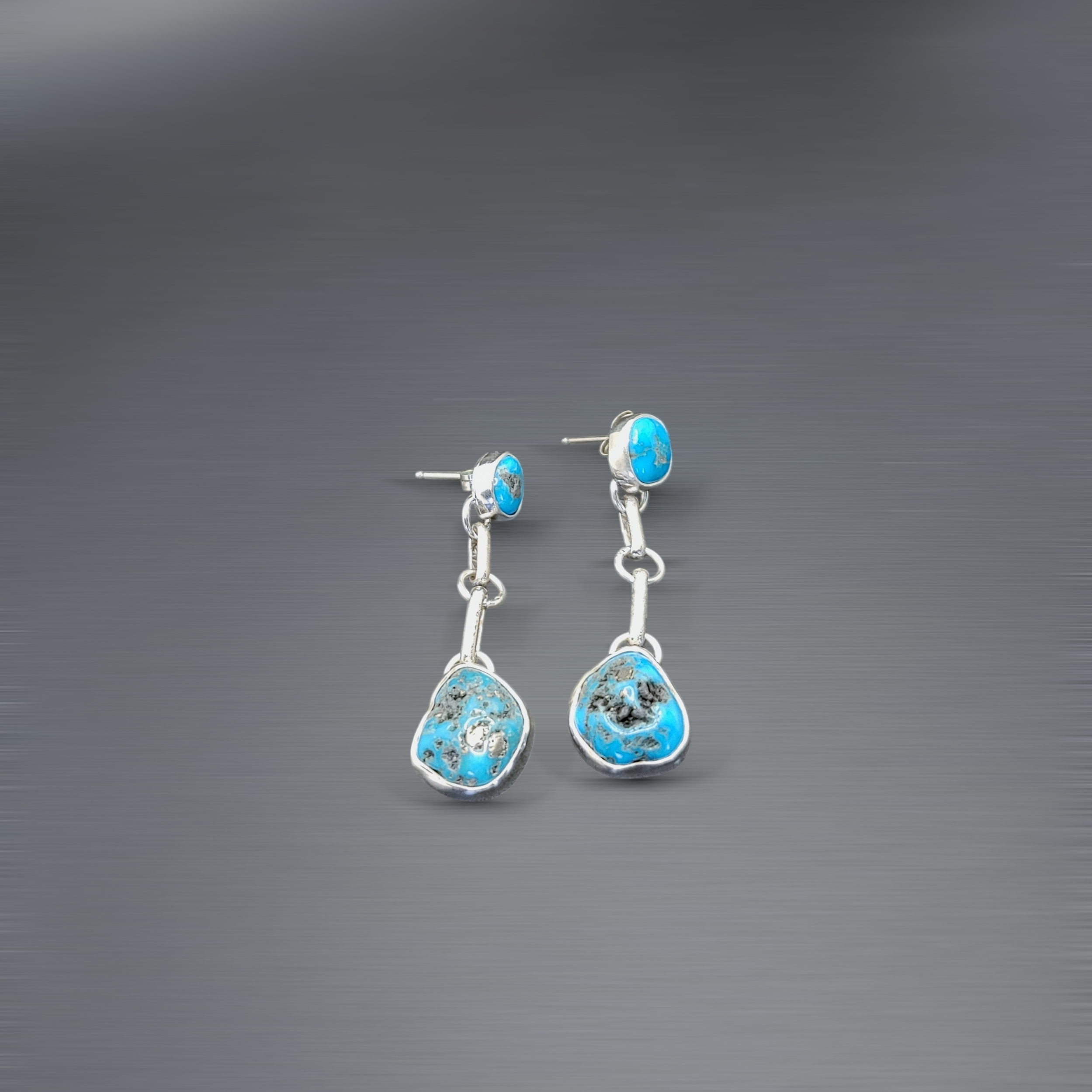 Vintage Kingman Turquoise Earrings