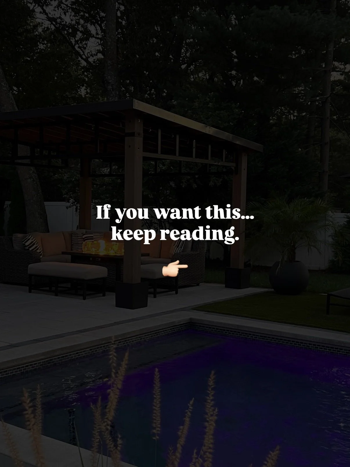 While everything outside is frozen, we&rsquo;re designing summer.

The most beautiful backyards aren&rsquo;t rushed.
They&rsquo;re planned.

Long before the first warm day, there are conversations, sketches, engineering, materials, permits and decisi