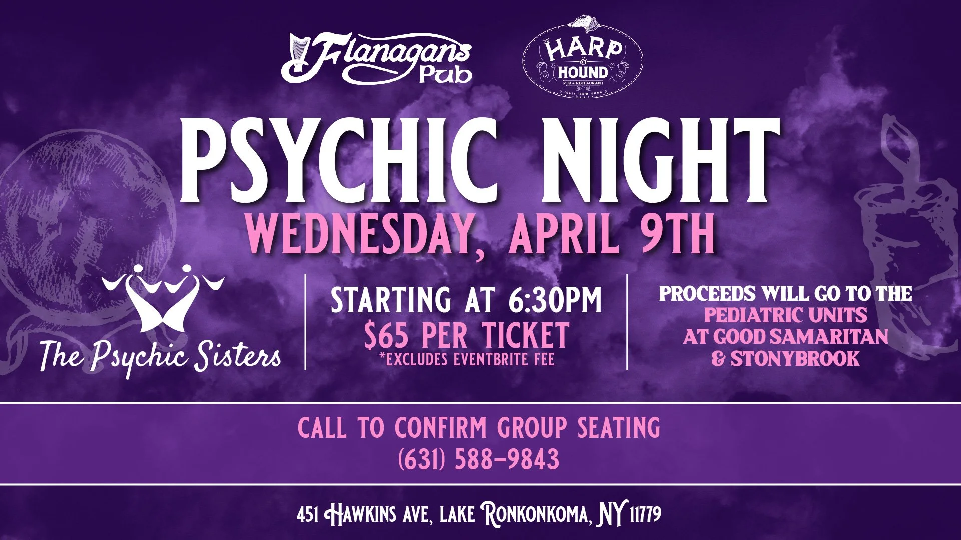 Psychic Sisters Night — Flanagan's Pub