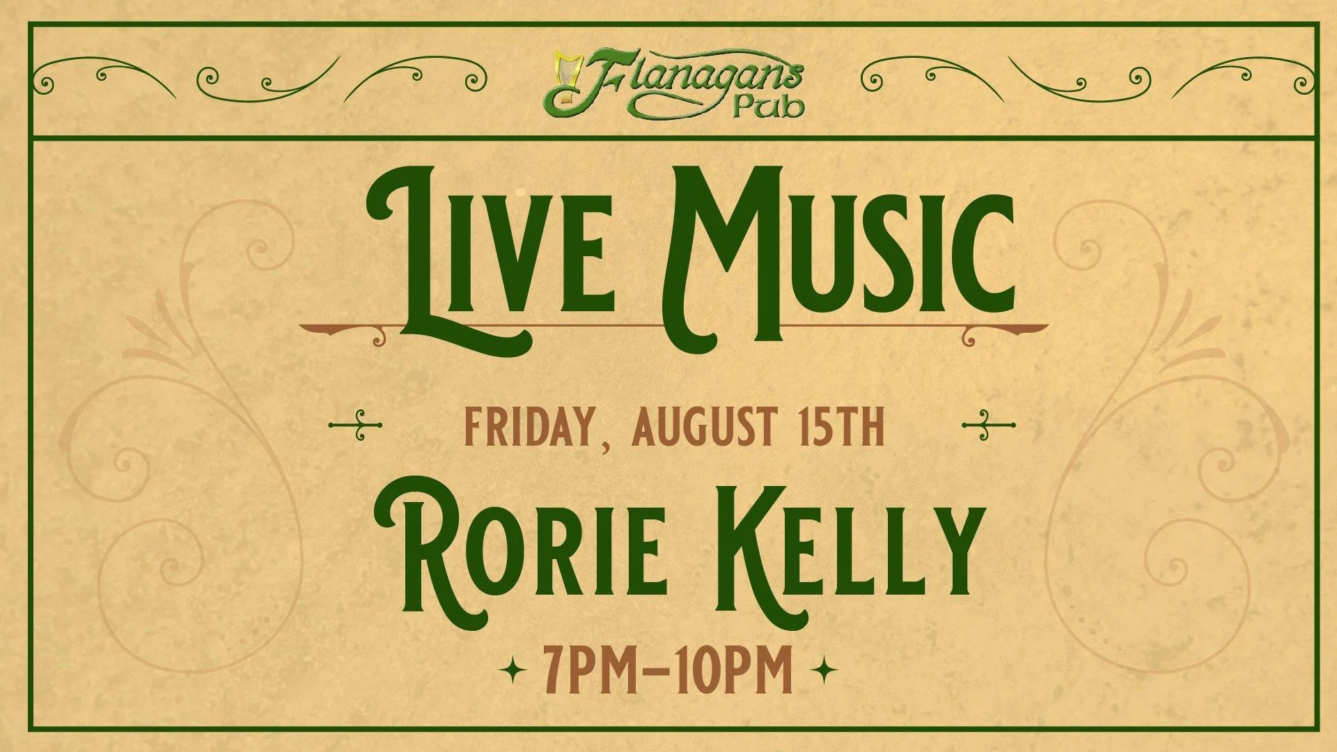 Live Music by Rorie Kelly