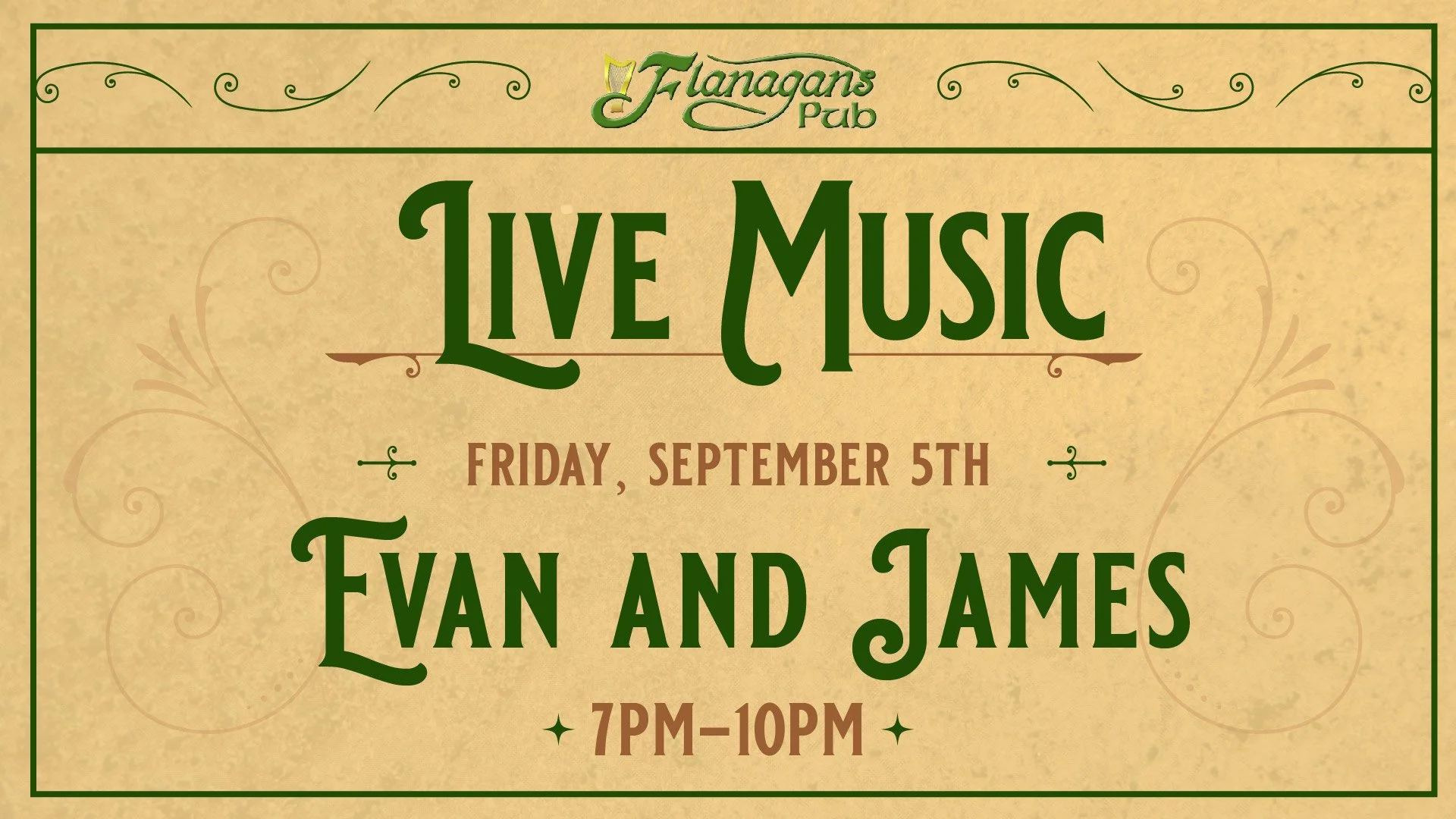 Live Music by Evan and James