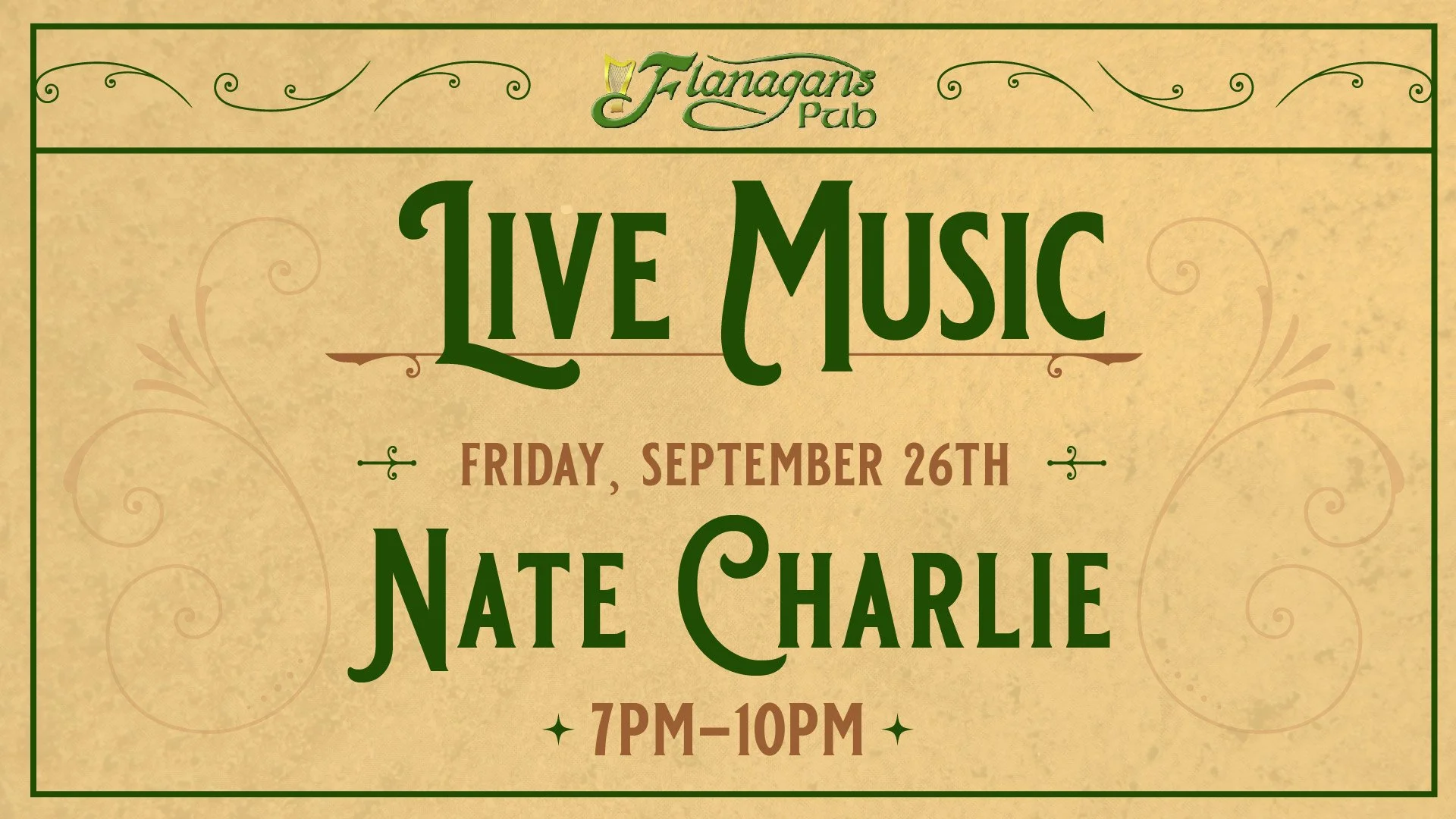 Live Music by Nate Charlie