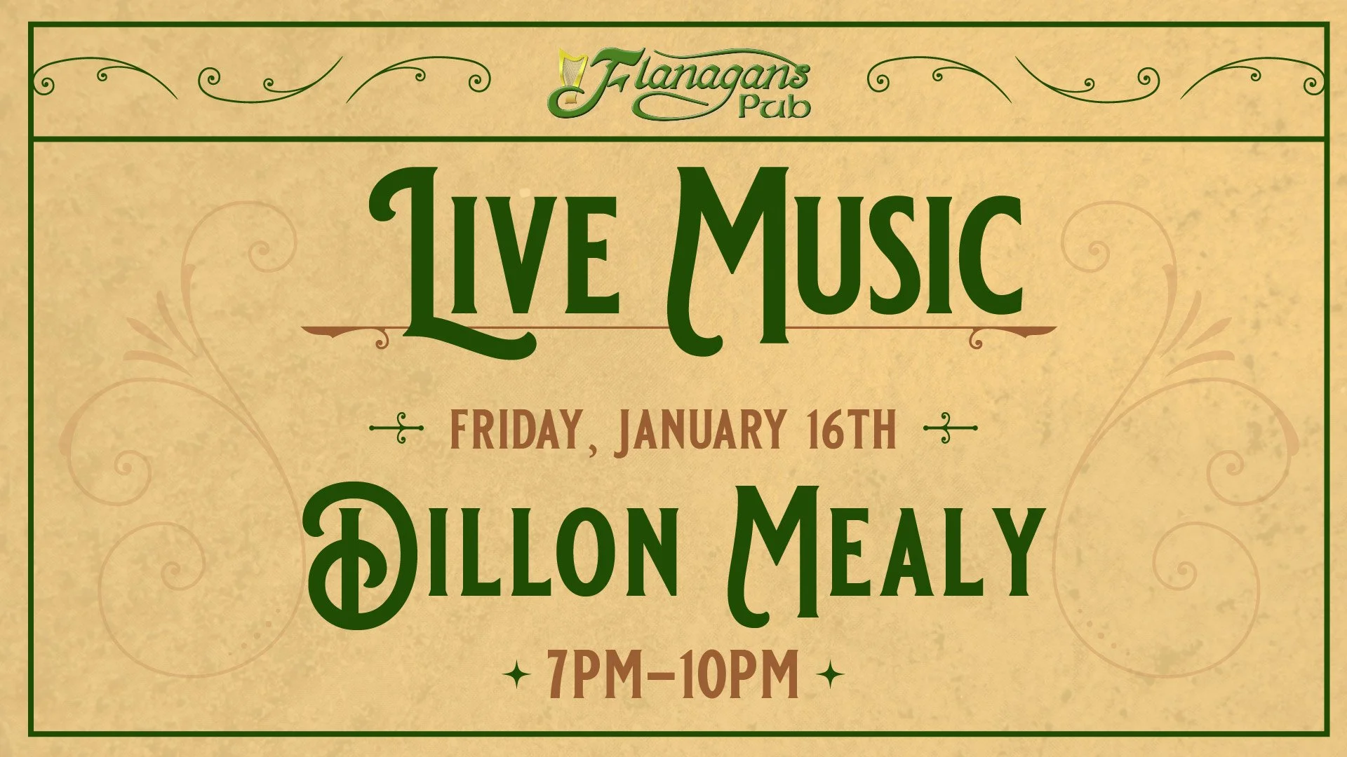 Live Music by Dillon Mealy