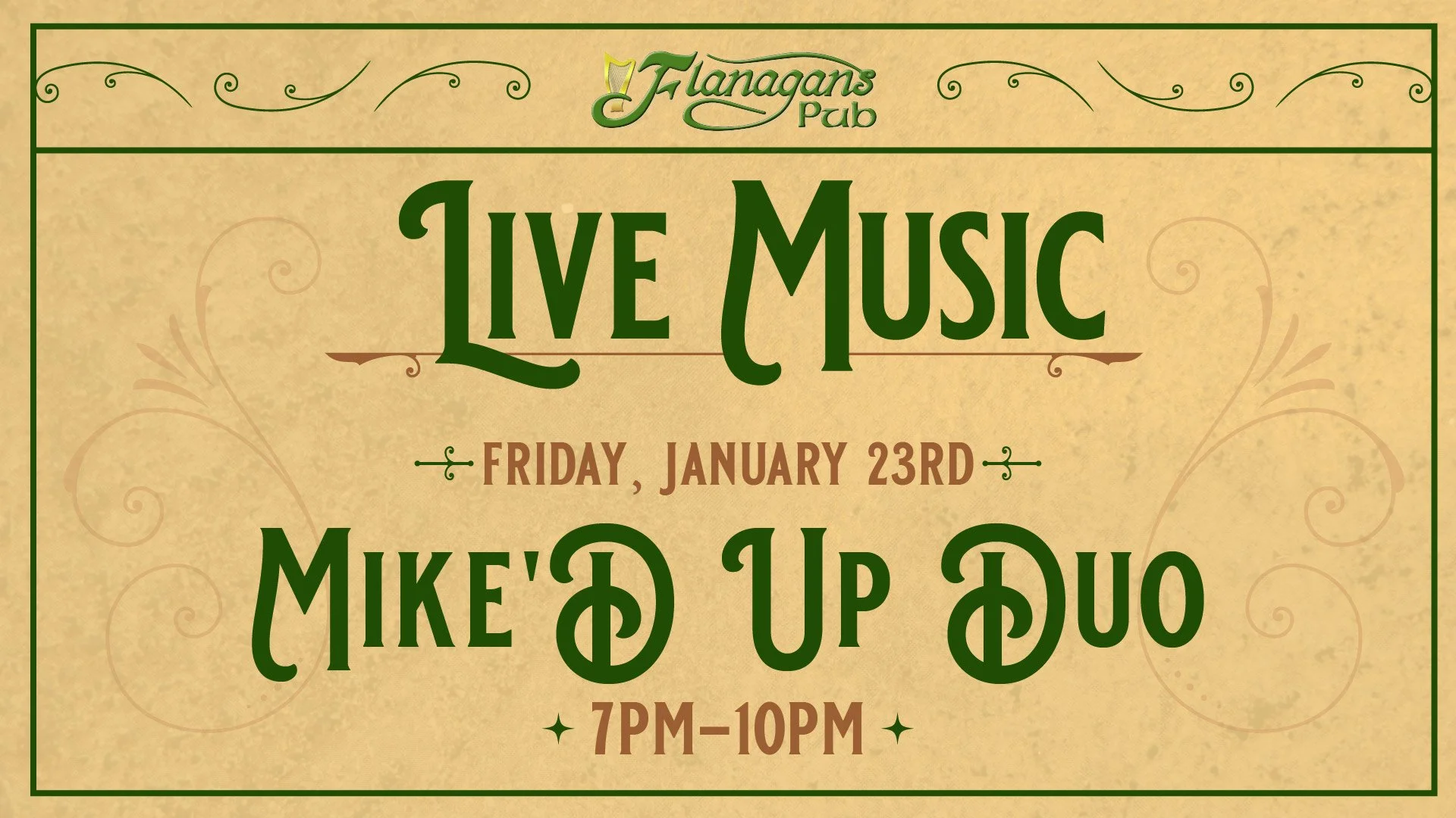 Live Music by Mike’D Up Duo