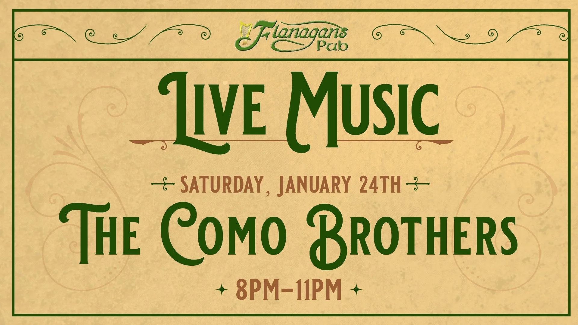 Live Music by The Como Brothers