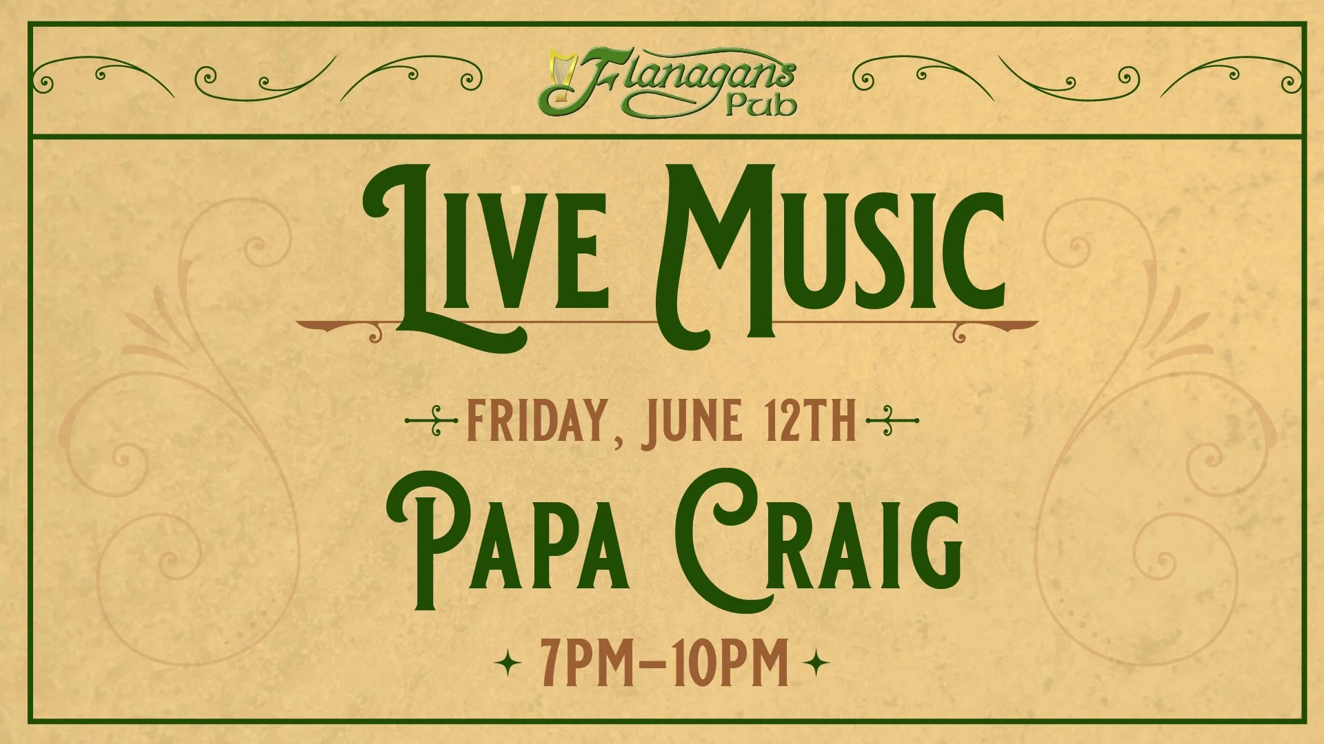 Live Music by Papa Craig